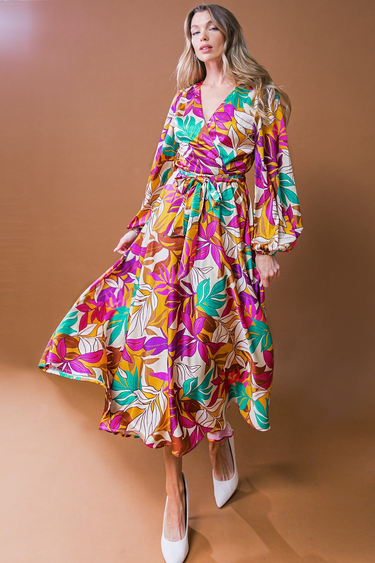 CAREFREE CONFIDENCE WOVEN MIDI DRESS - Concordia Style Boutique