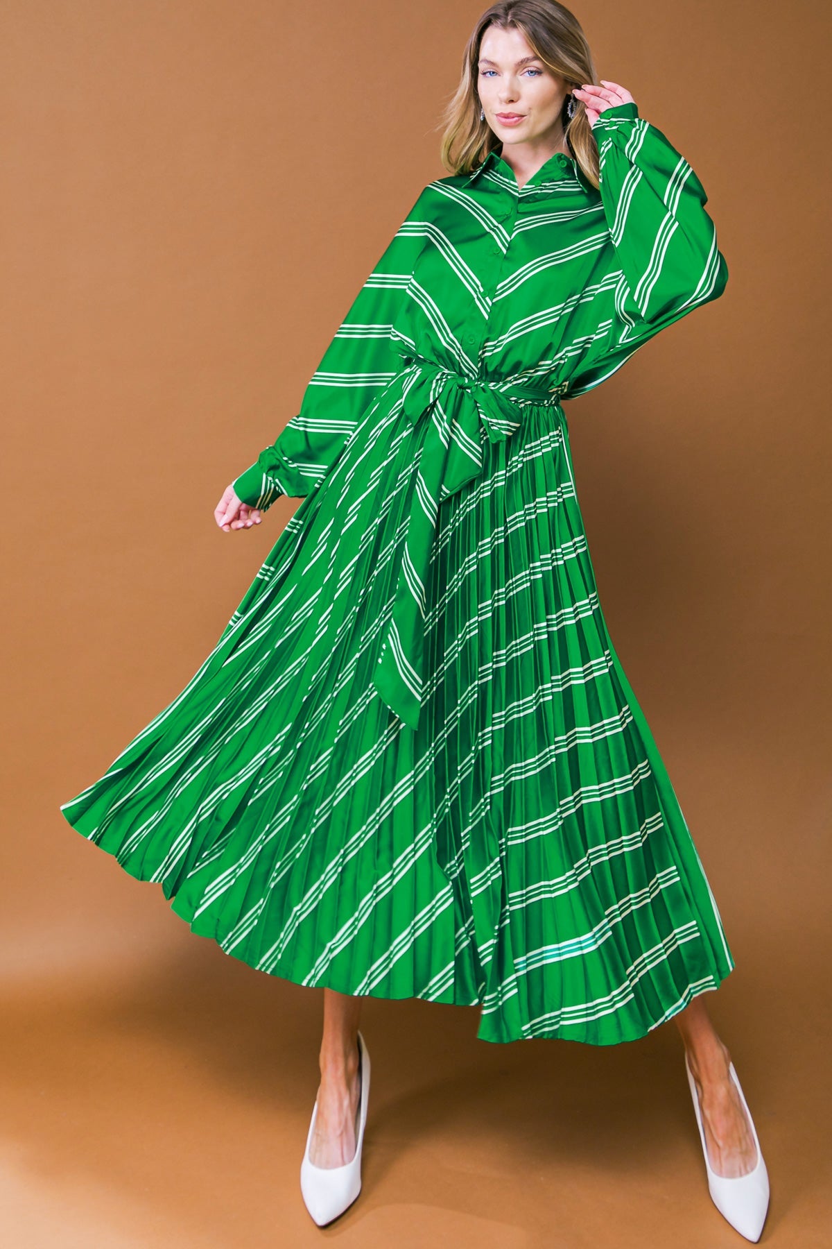 BEST OF EVERYTHING WOVEN MIDI DRESS - Concordia Style Boutique