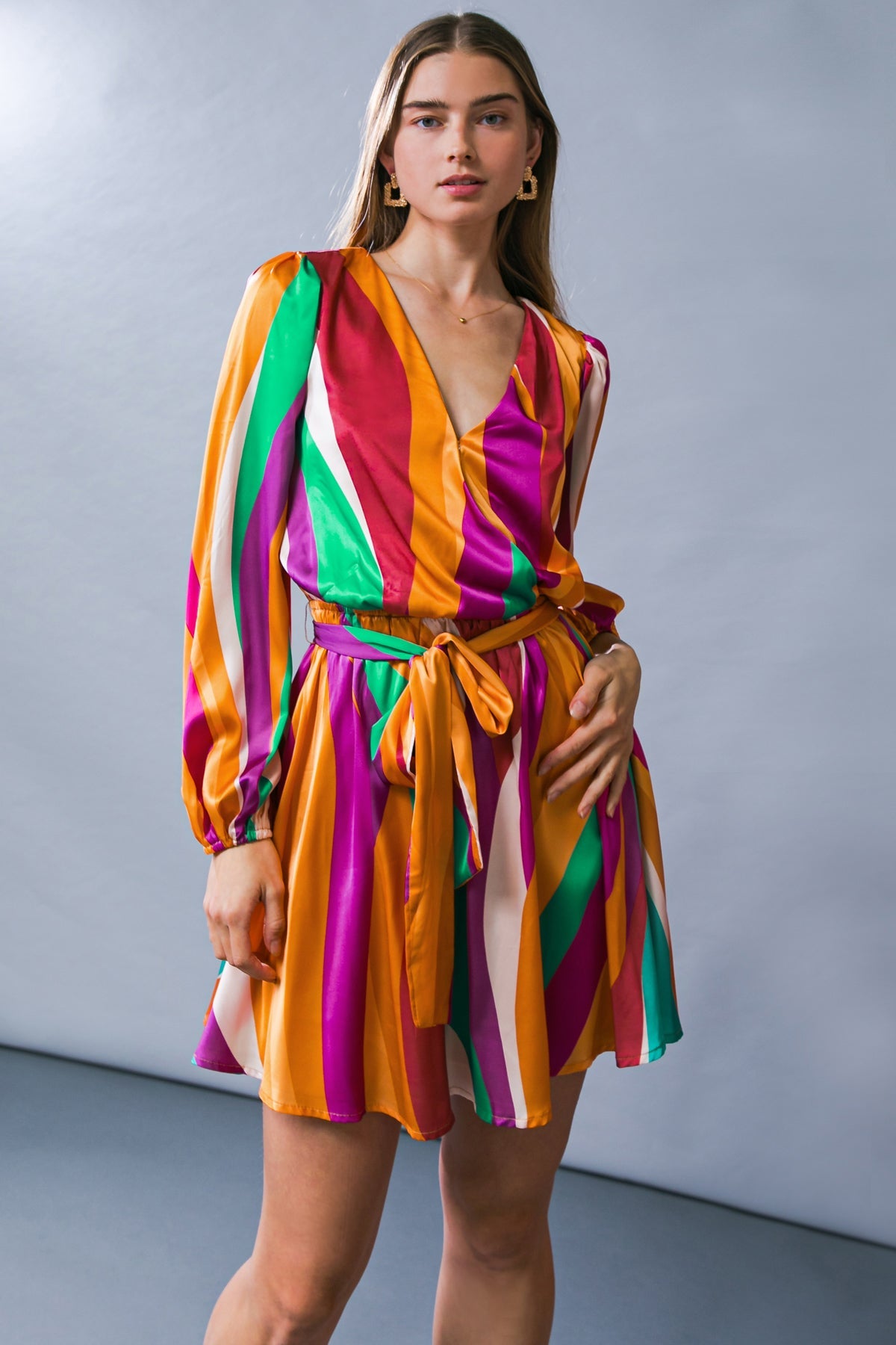 ADORABLE INTENTIONS WOVEN MINI DRESS - Concordia Style Boutique