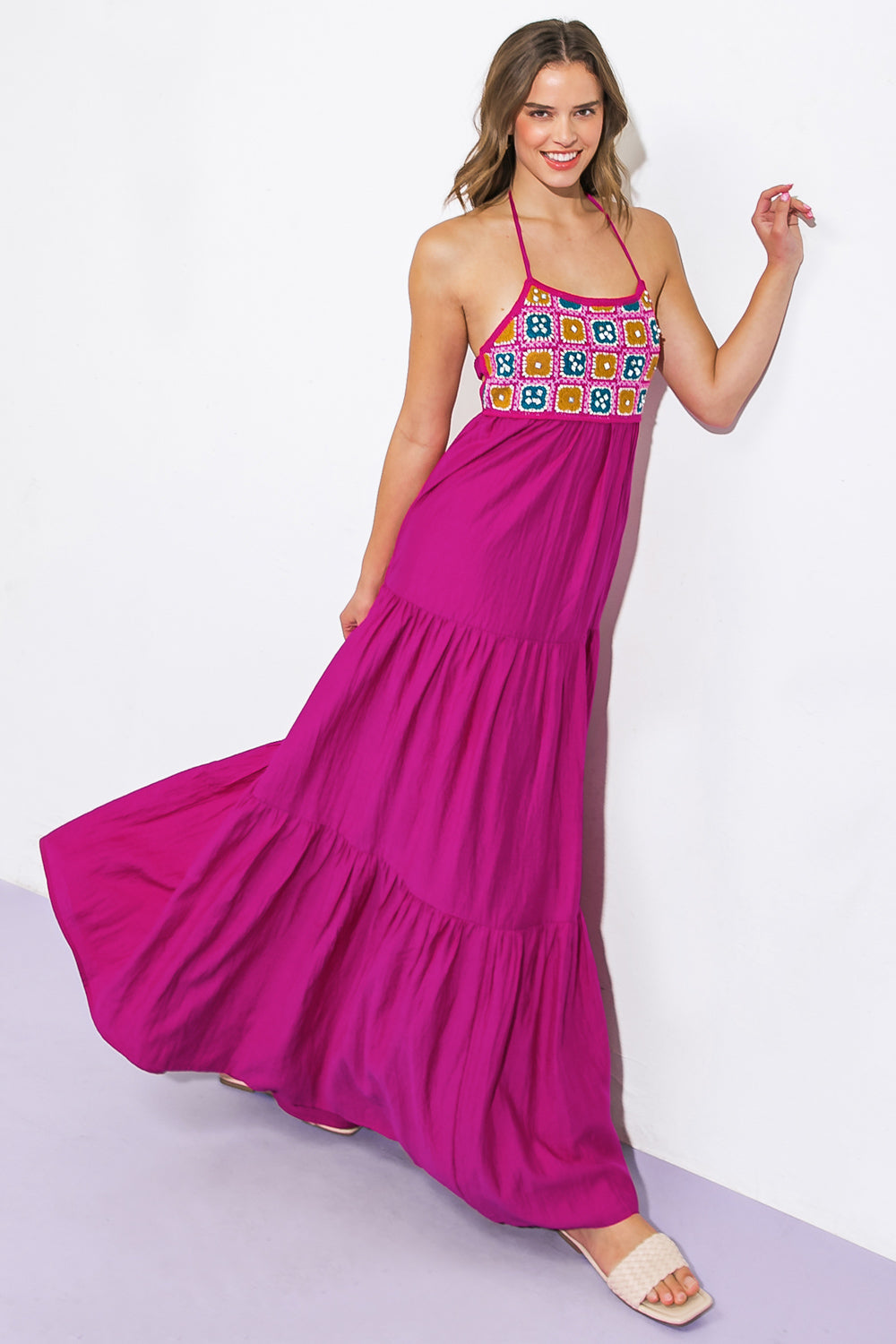 AFTER PARTY WOVEN MIDI DRESS - Concordia Style Boutique