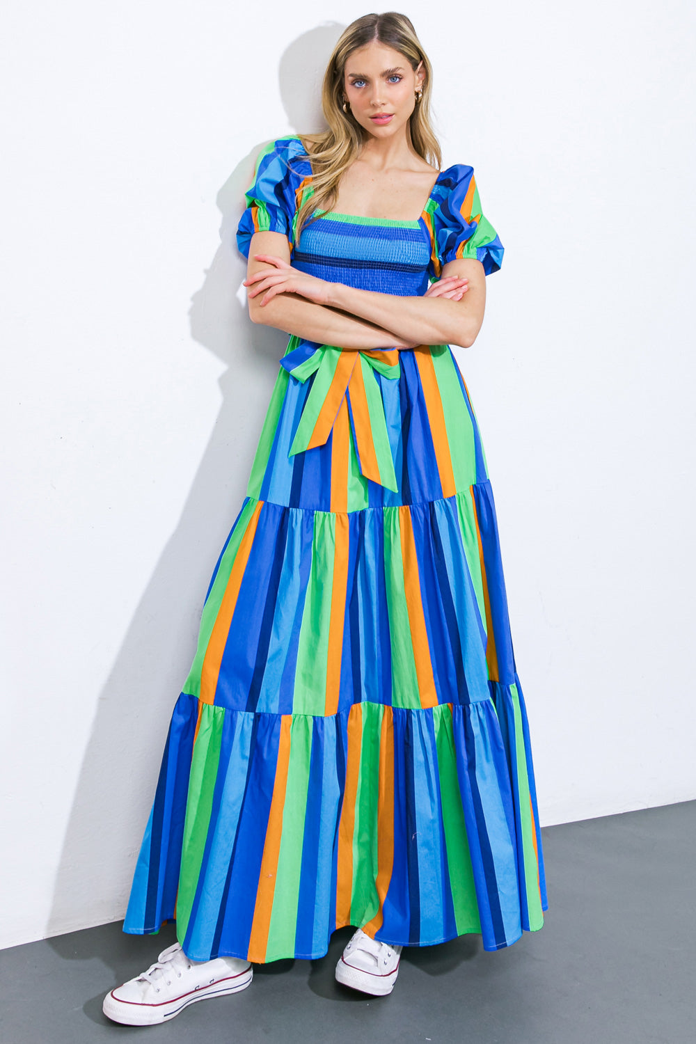 ALL ABOUT THE VIBE WOVEN MAXI DRESS - Concordia Style Boutique