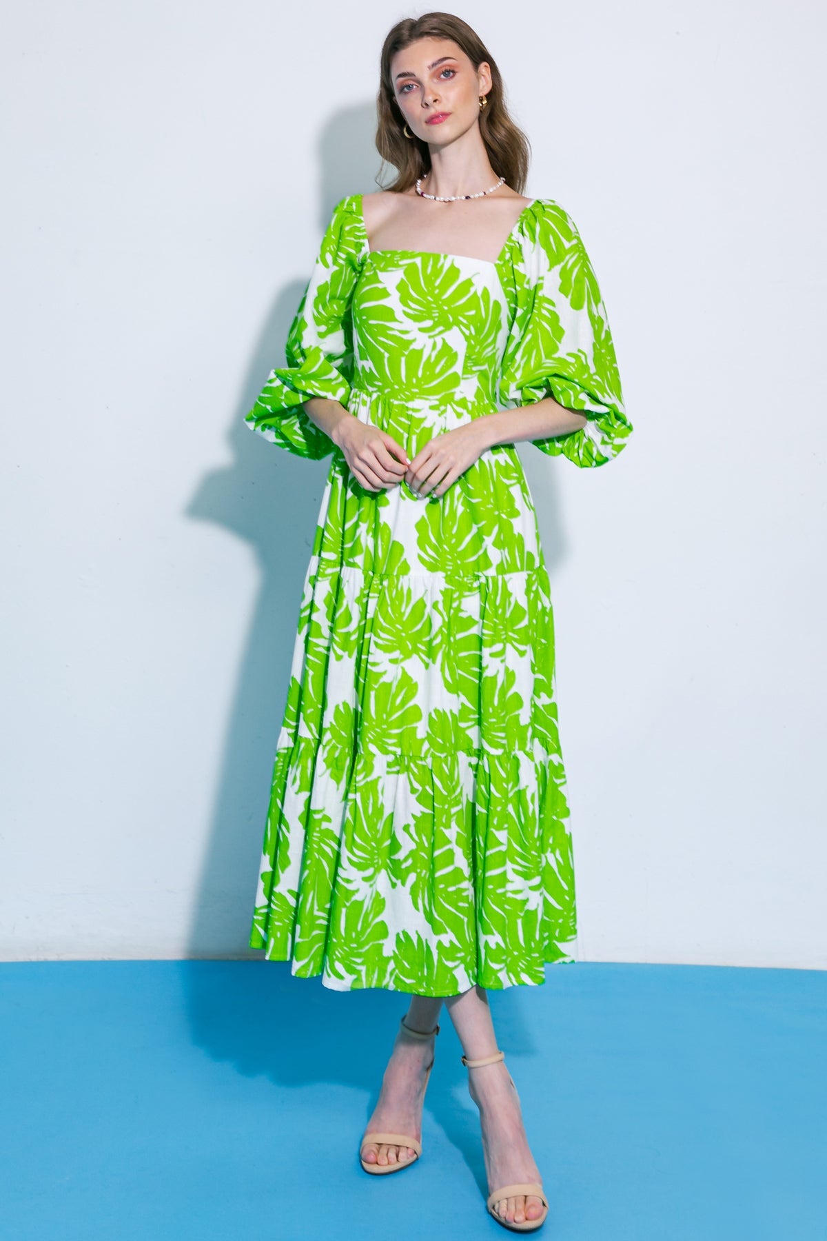 ALL THE DRAMA WOVEN MIDI DRESS - Concordia Style Boutique