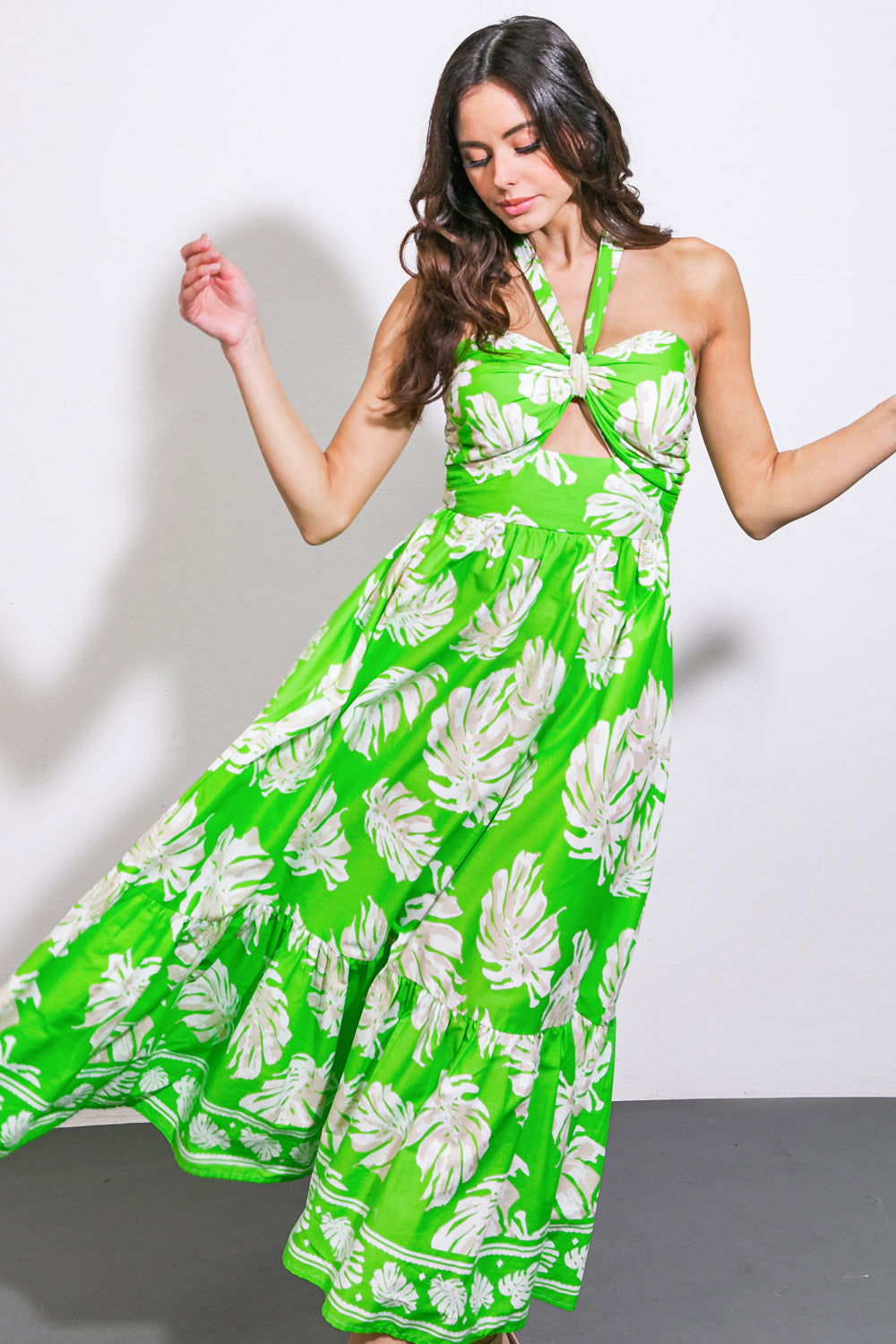 CAUSE A SCENE WOVEN MIDI DRESS - Concordia Style Boutique