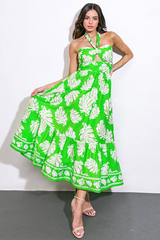 CAUSE A SCENE WOVEN MIDI DRESS - Concordia Style Boutique