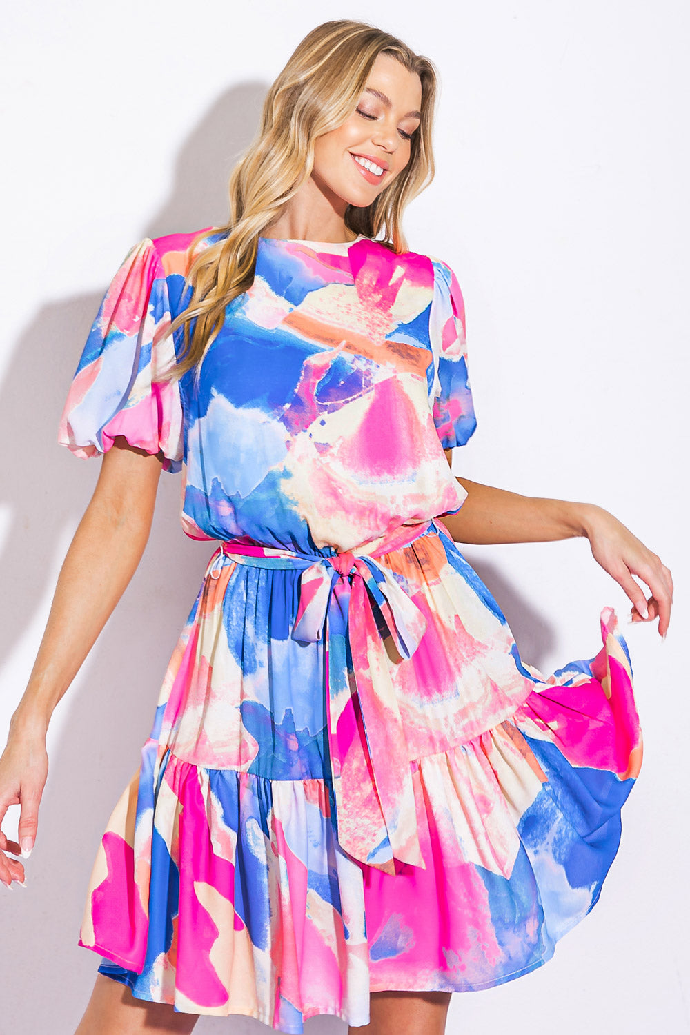 BAYSIDE BRUNCH WOVEN MINI DRESS - Concordia Style Boutique