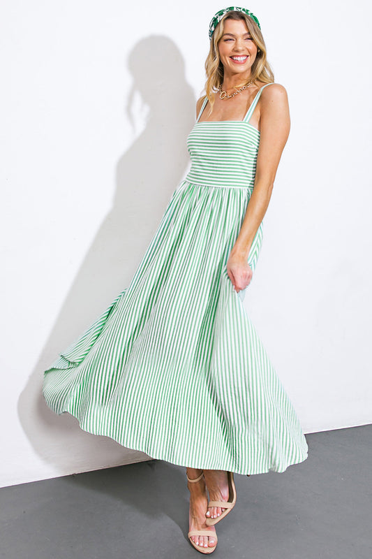 ATTRACTING LOOKS WOVEN MIDI DRESS - Concordia Style Boutique
