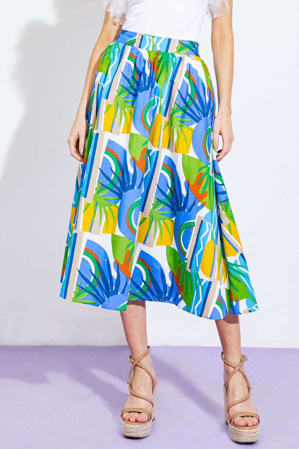ARE WE THERE YET WOVEN MIDI SKIRT - Concordia Style Boutique