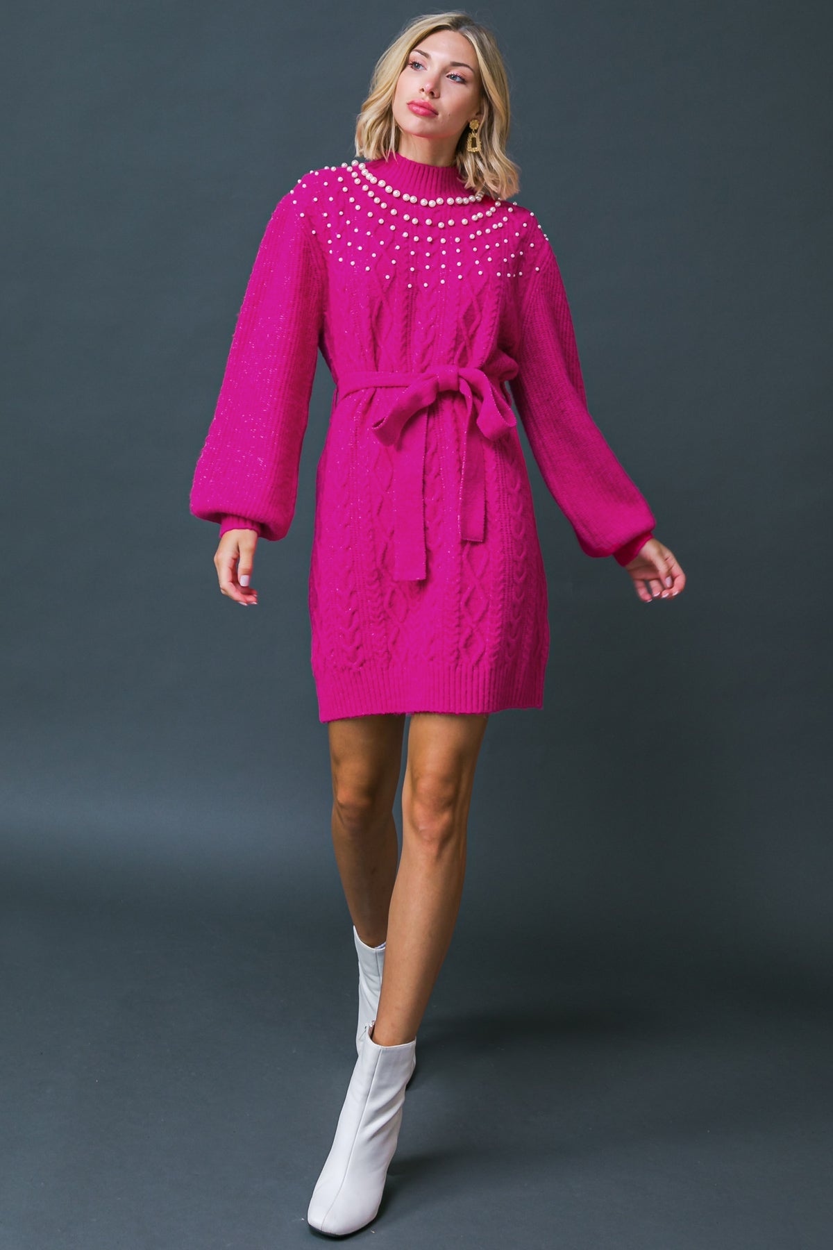 BRING THE VIBES SWEATER MINI DRESS - Concordia Style Boutique