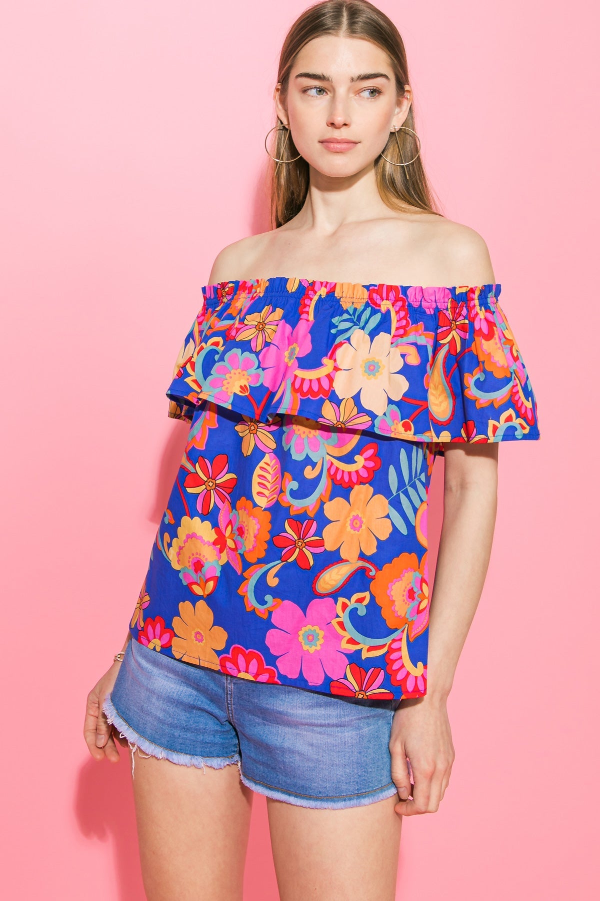 BELIEVE IN DESTINY POPLIN TOP - Concordia Style Boutique