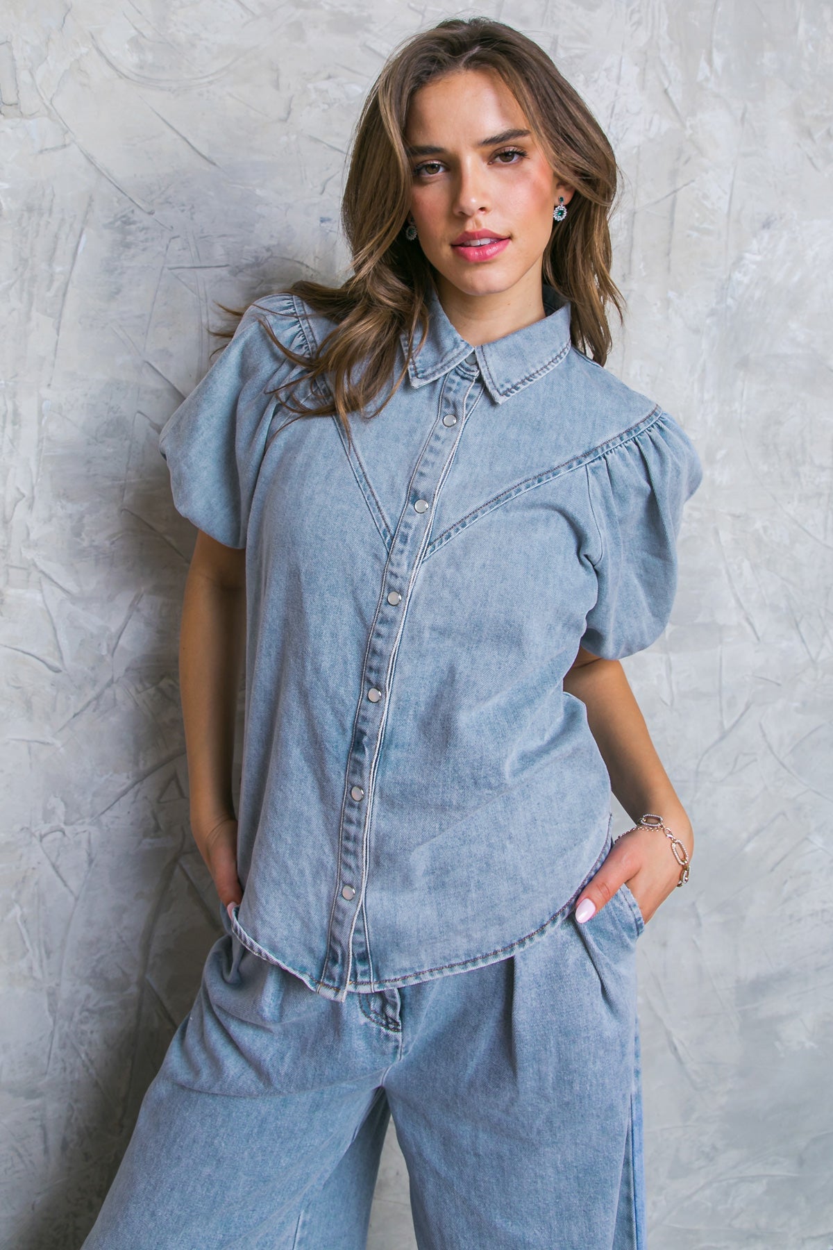 BE MY BABY ACID WASHED TOP - Concordia Style Boutique