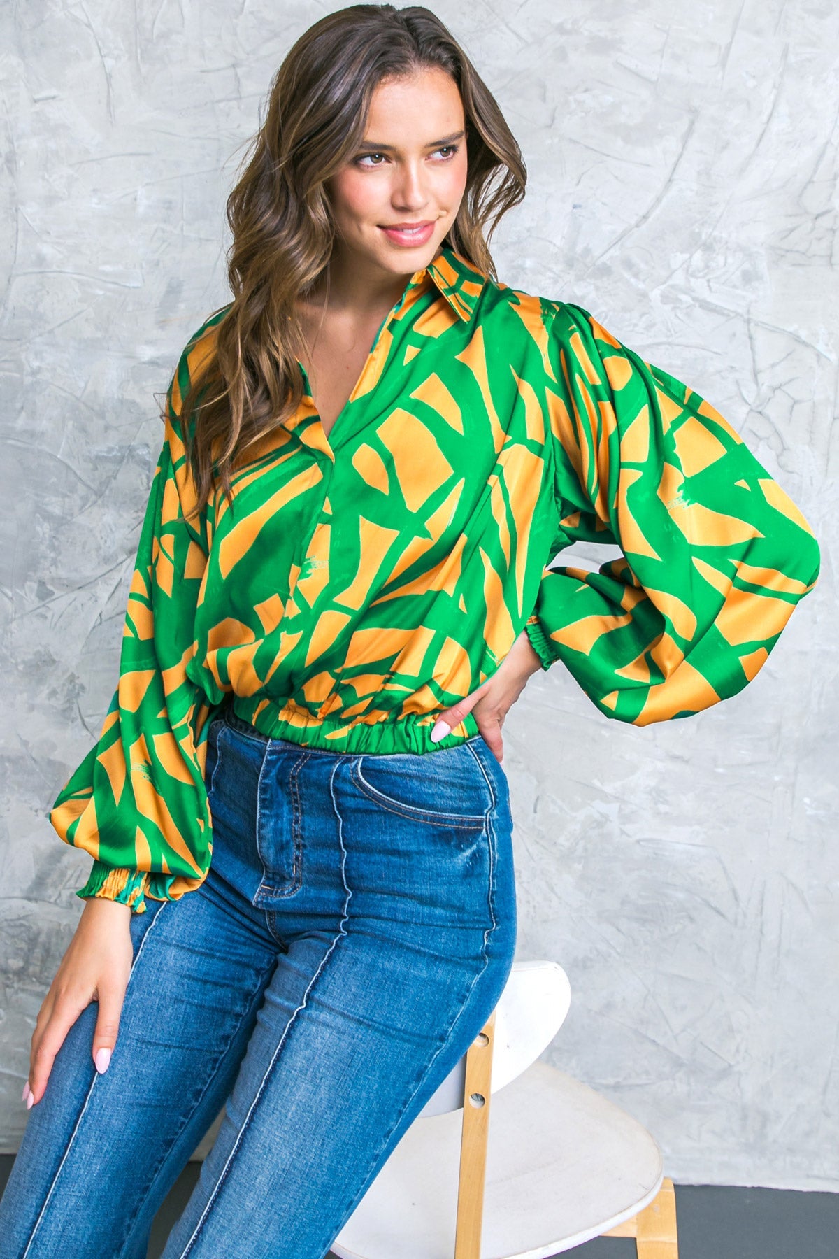 ALWAYS ABOUT YOU WOVEN TOP - Concordia Style Boutique