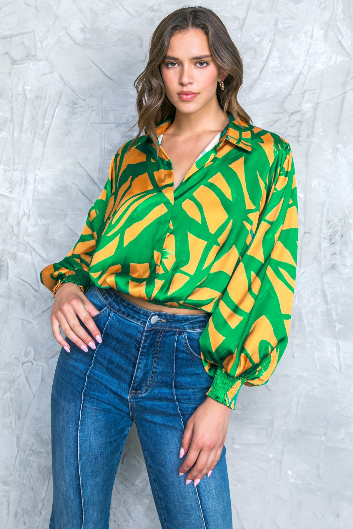 ALWAYS ABOUT YOU WOVEN TOP - Concordia Style Boutique