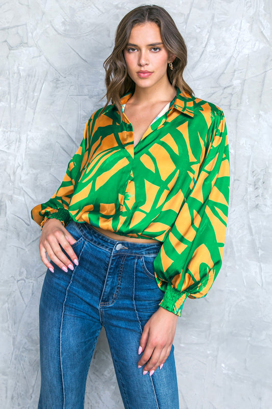 ALWAYS ABOUT YOU WOVEN TOP - Concordia Style Boutique