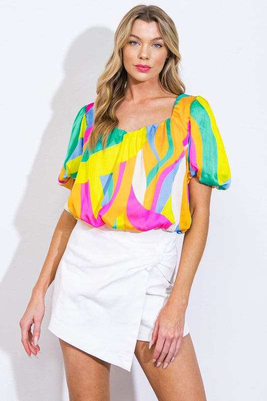 BEAUTIFUL MELODY WOVEN TOP - Concordia Style Boutique
