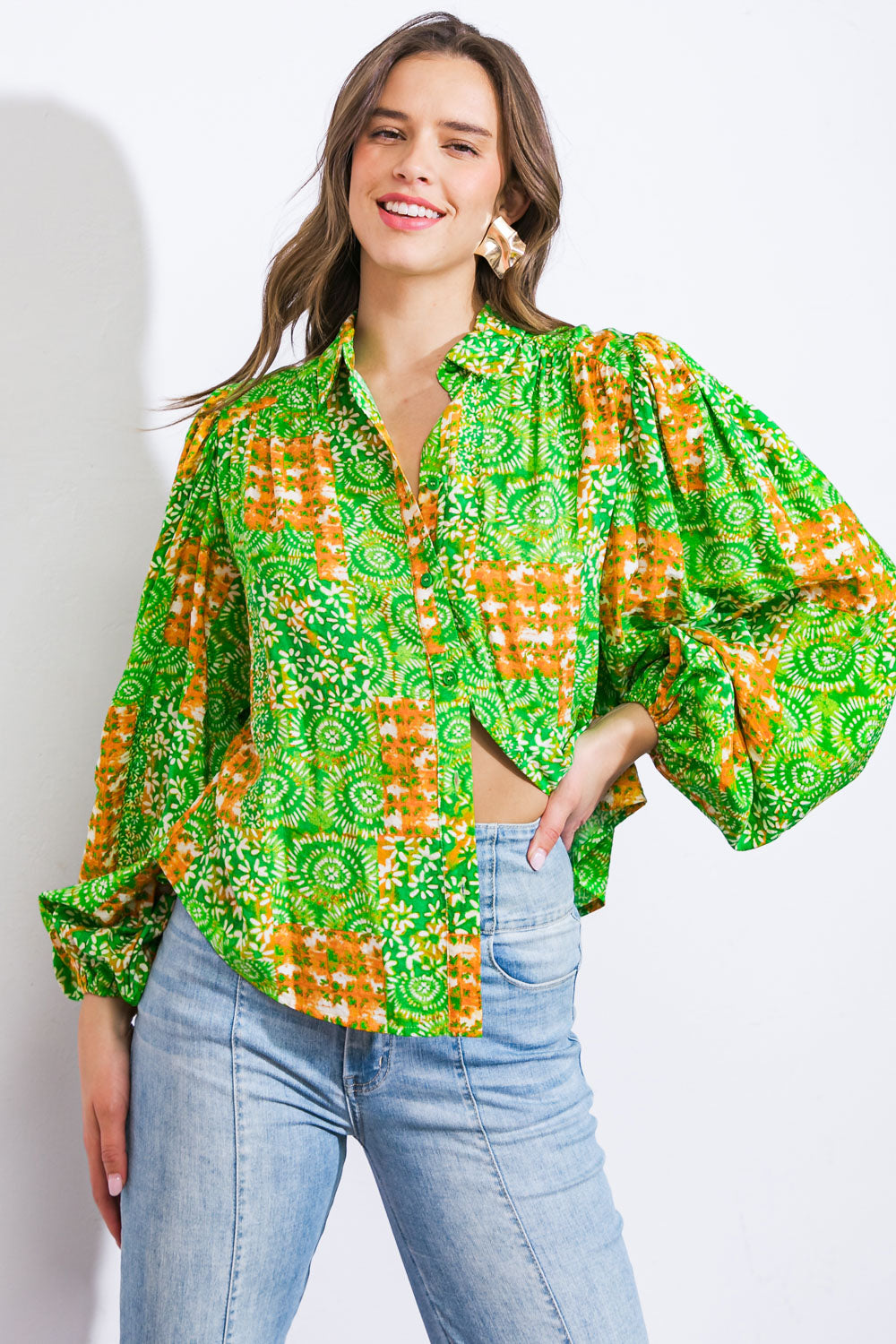 ALL OF MY LOVE WOVEN TOP - Concordia Style Boutique