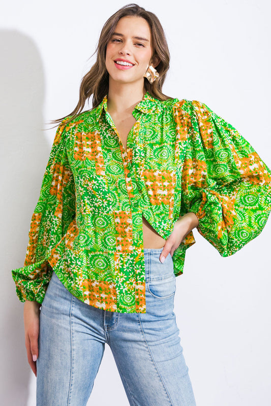 ALL OF MY LOVE WOVEN TOP - Concordia Style Boutique