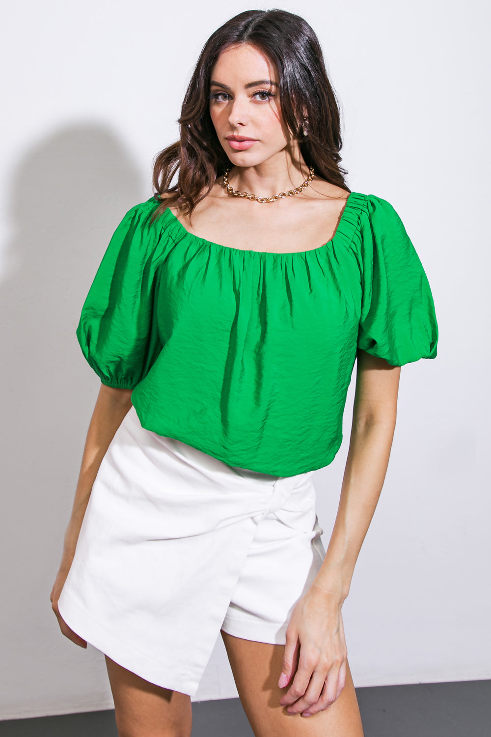 CALL TO ACTION WOVEN TOP - Concordia Style Boutique