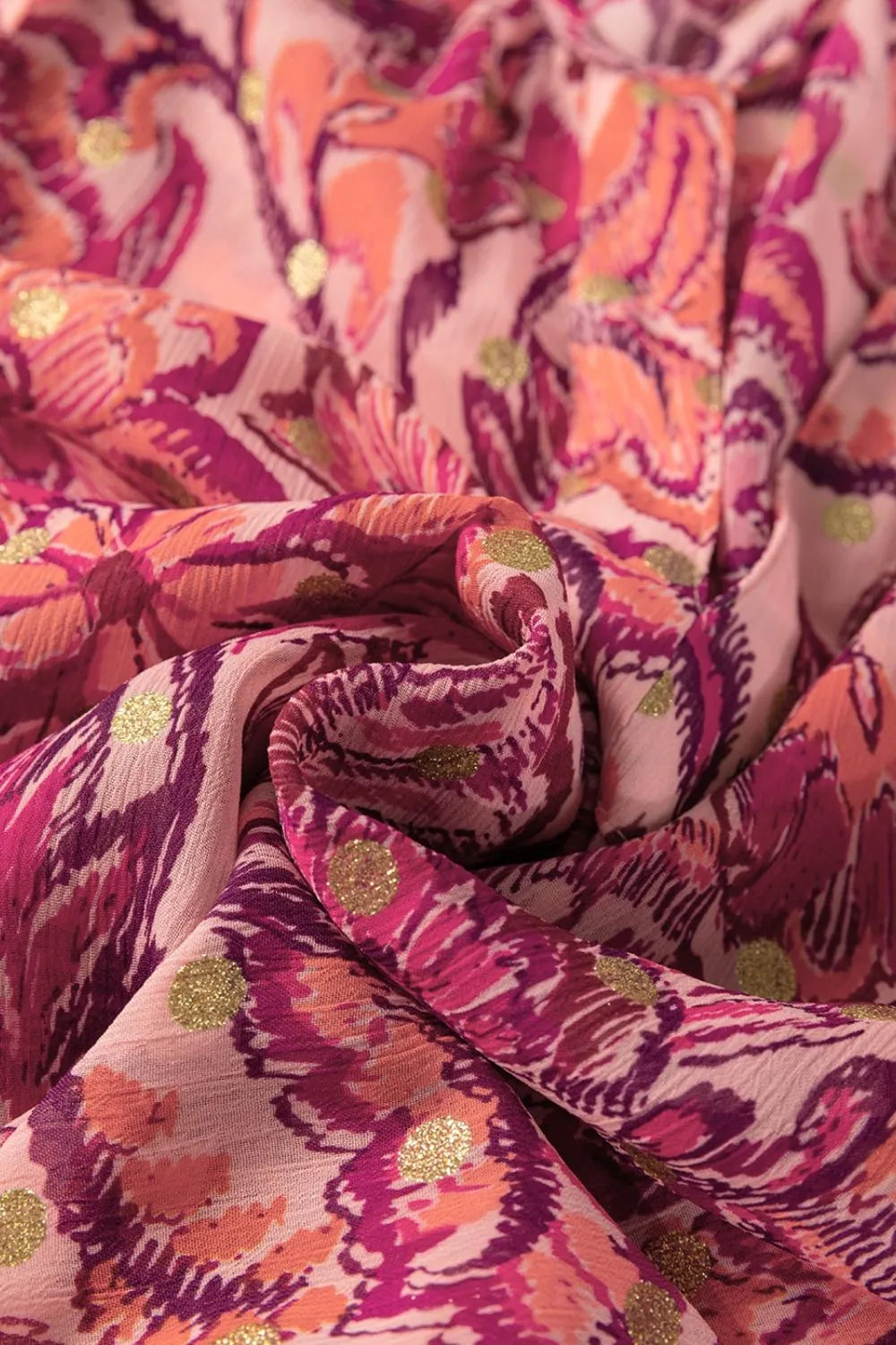 Floral Print Ruffled Puff Short Sleeve Blouse - Concordia Style Boutique