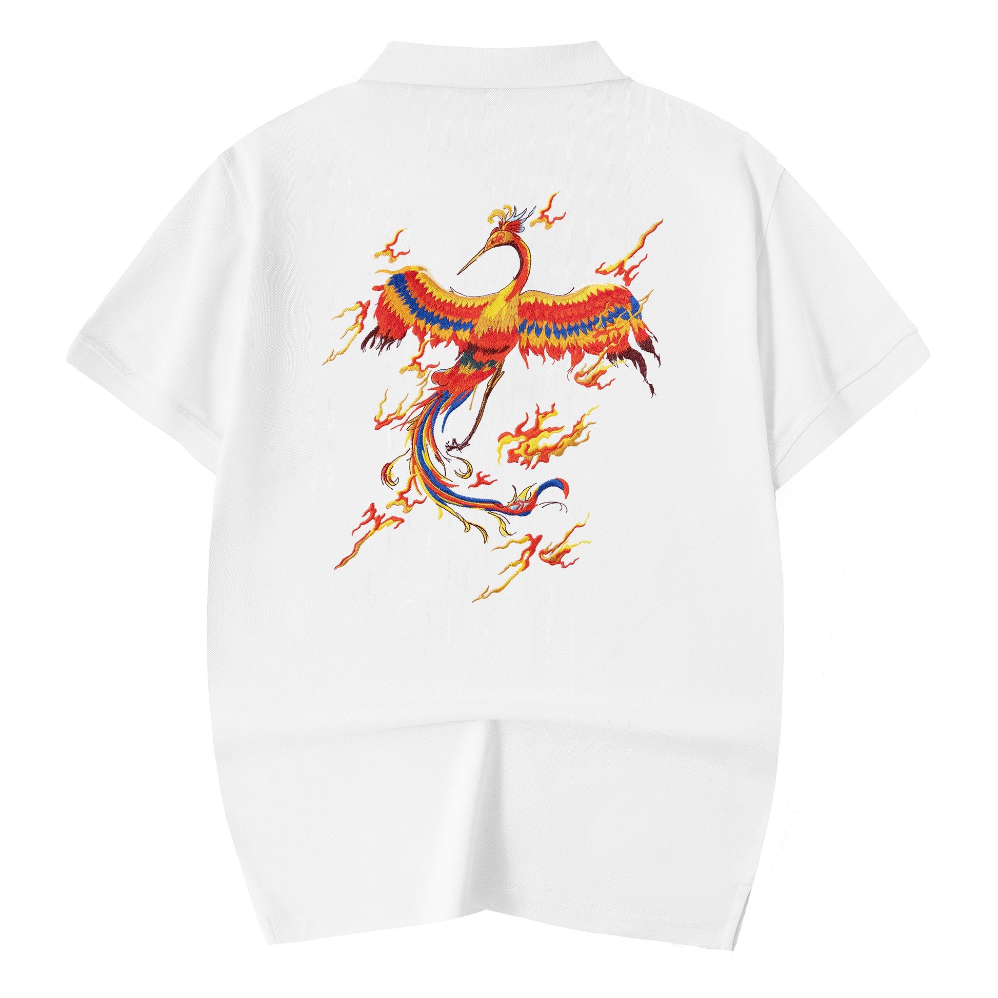 Flying Phoenix Embroidery Polo - Concordia Style Boutique