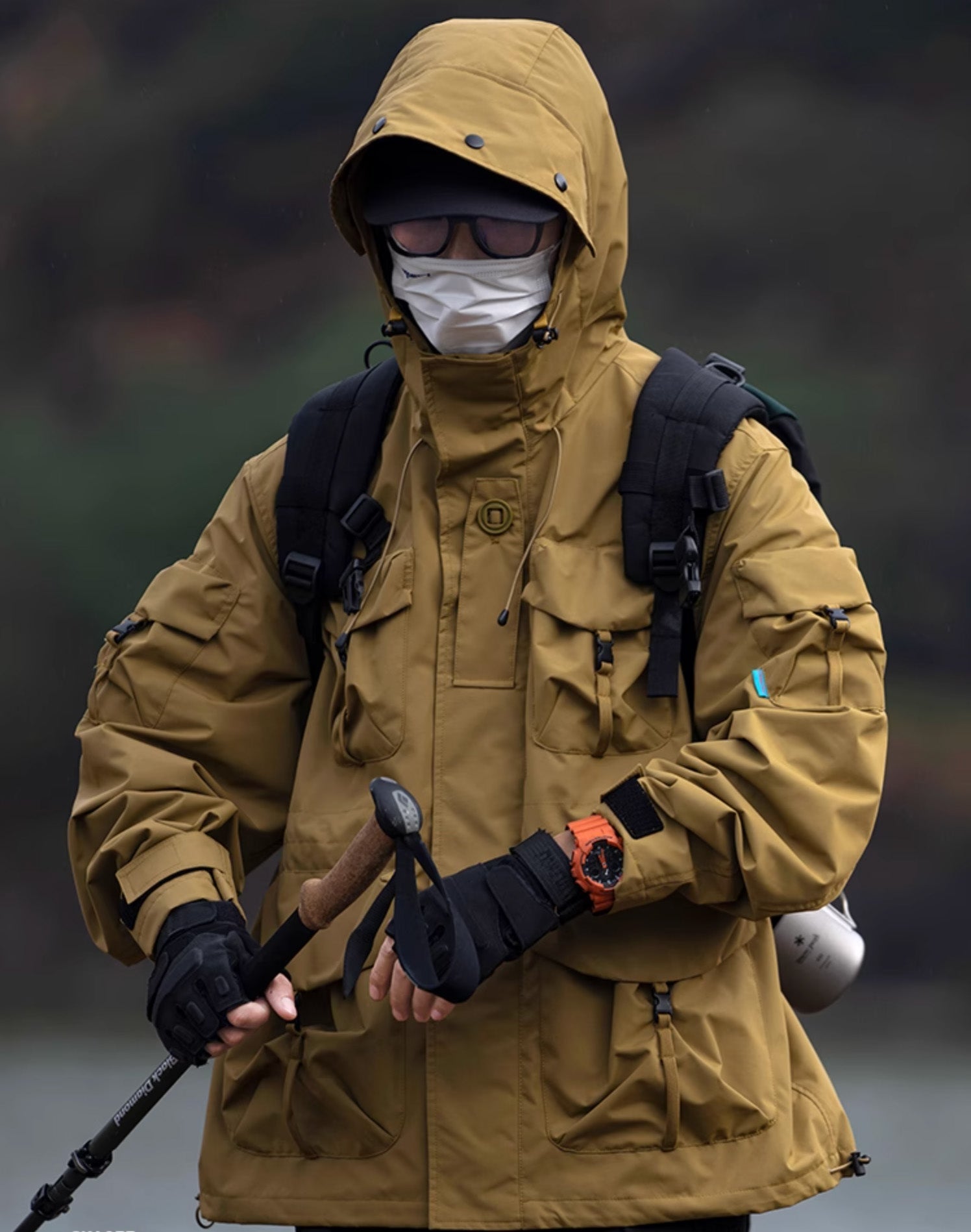 APEJ8 Khaki Tactical Wilderness Jacket - Concordia Style Boutique