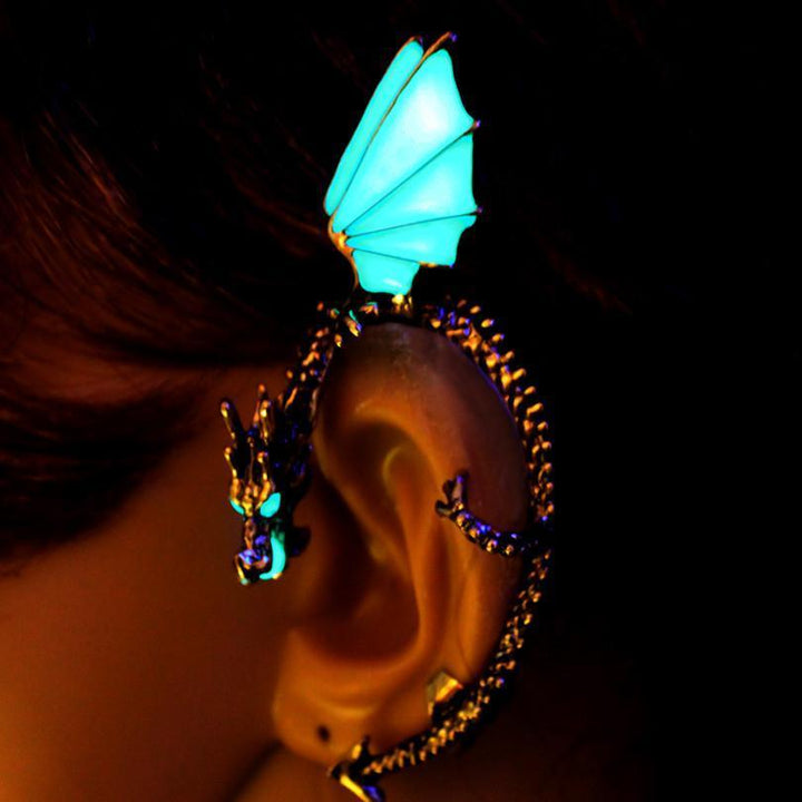 GLOW IN THE DARK DRAGON EAR CUFF - Concordia Style Boutique
