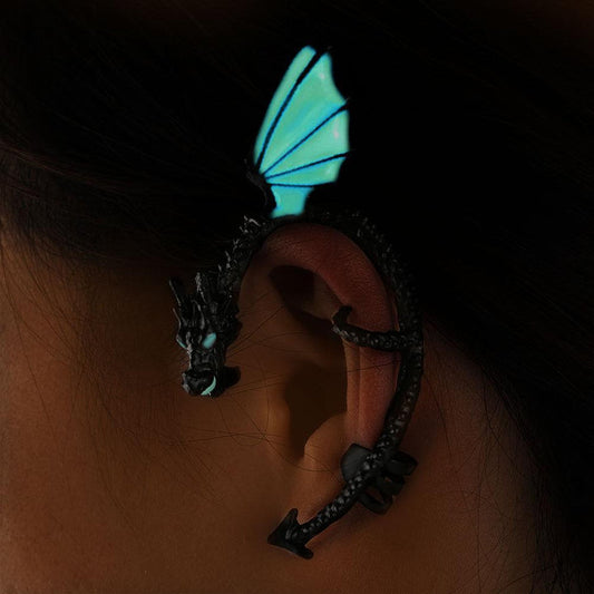 GLOW IN THE DARK DRAGON EAR CUFF - Concordia Style Boutique