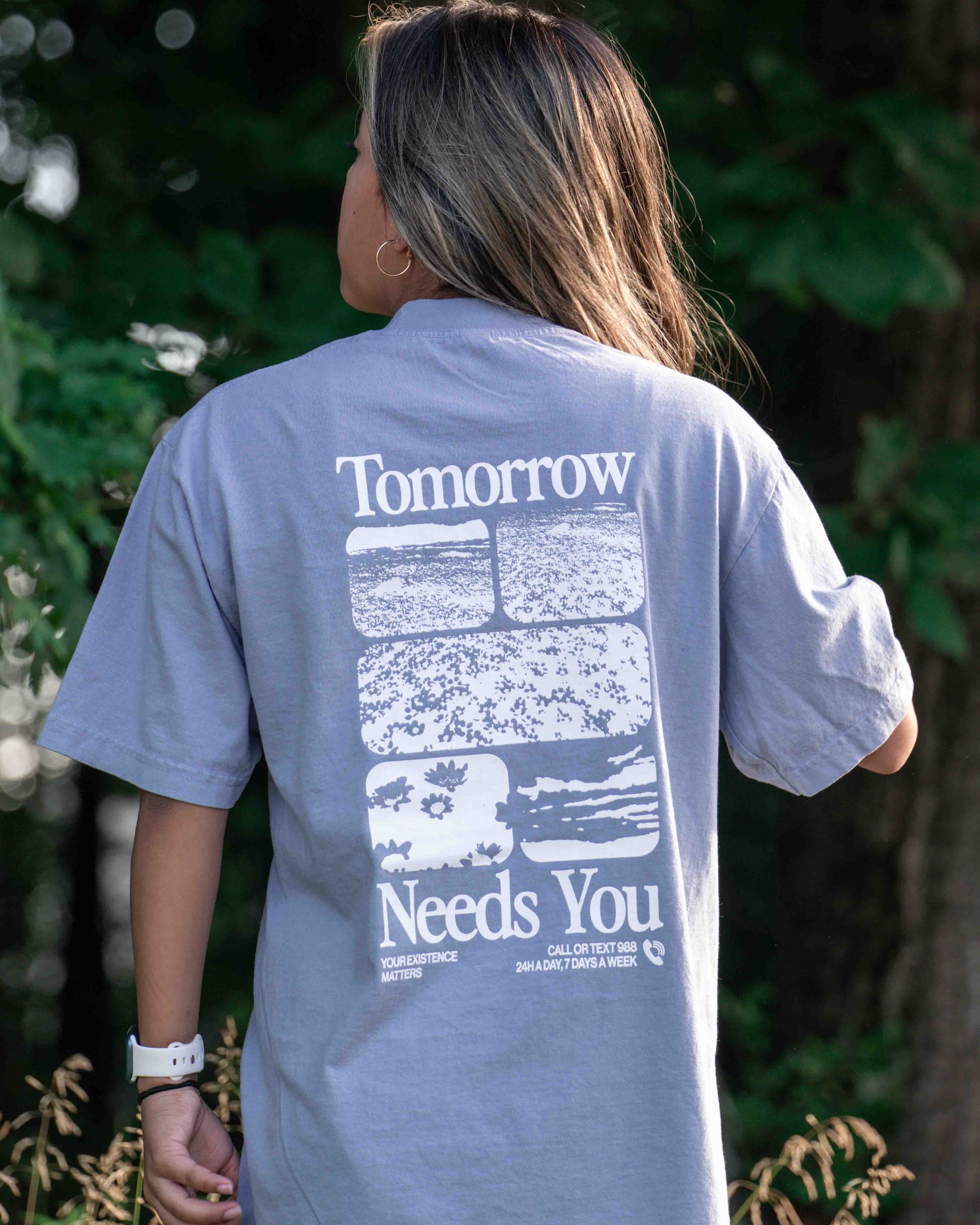 Tomorrow Needs You 988 Tee - Concordia Style Boutique