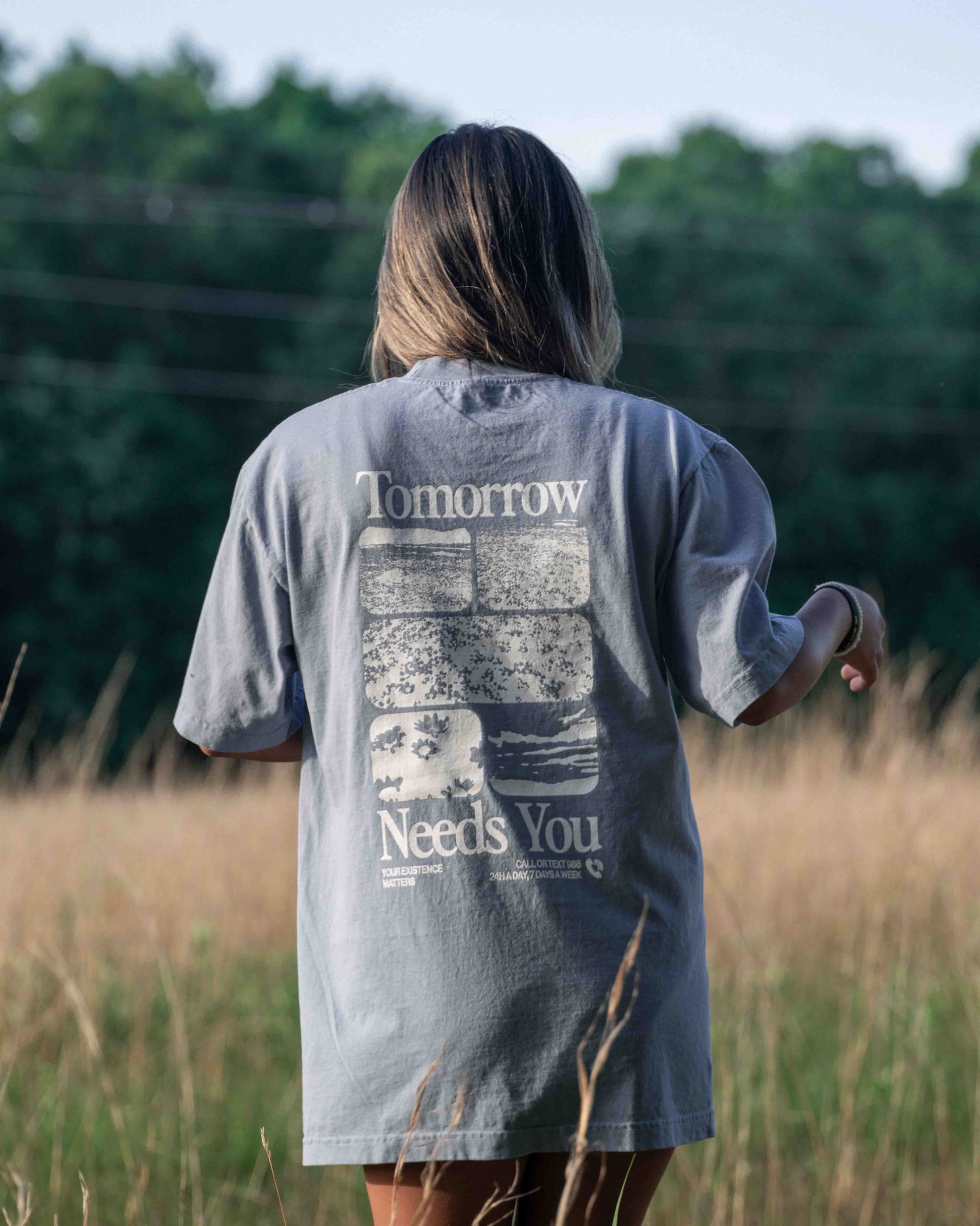 Tomorrow Needs You 988 Tee - Concordia Style Boutique