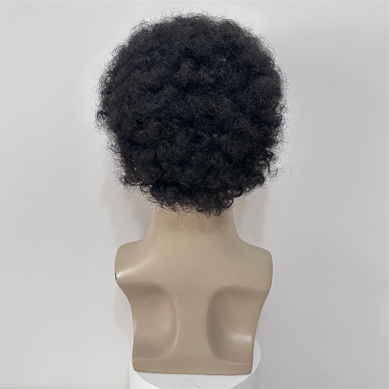 Human Wigs Short Curly Hair Afro Men And Women - Premium wig from Concordia Style Boutique - Just $22.87! Shop now at Concordia Style Boutique