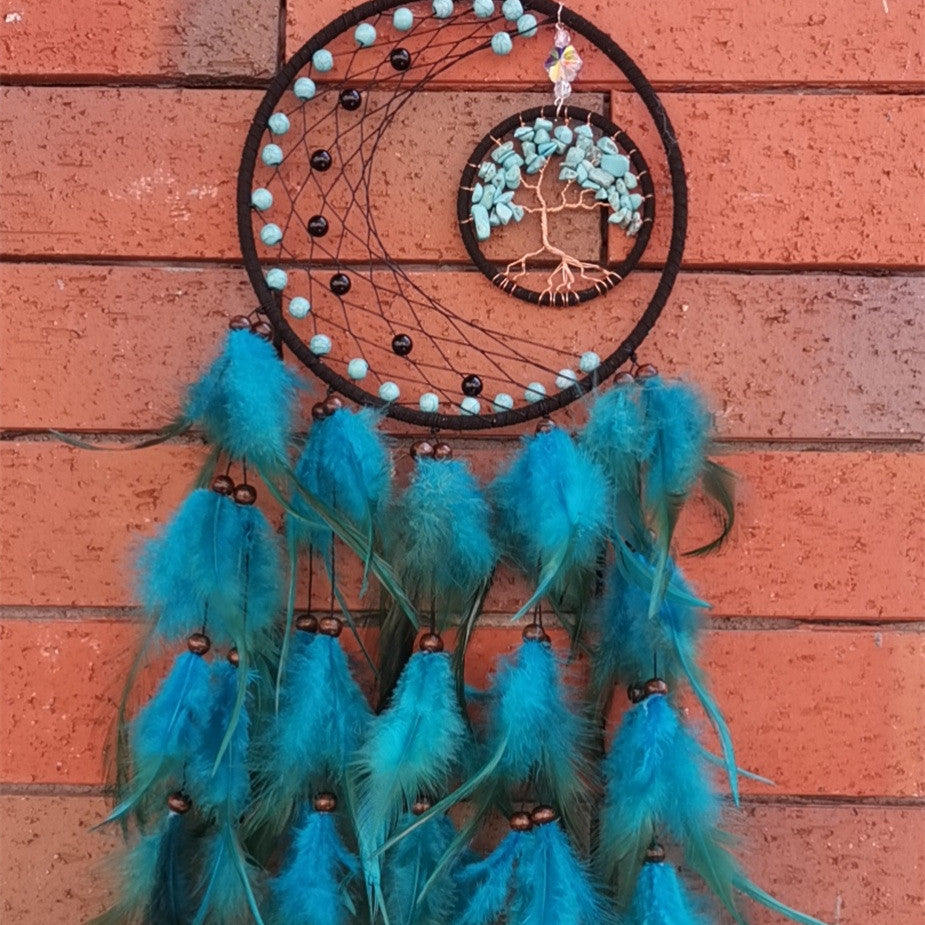 Tree Of Life Feather Home Decor Dream Catcher Wall Mount - Premium Dream Catcher from erDouckan - Just $19.36! Shop now at Concordia Style Boutique
