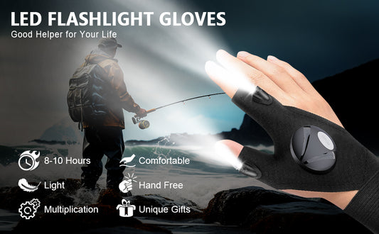 LED Flashlight Gloves - Premium LED Flashlight Gloves from Concordia Style Boutique - Just $29.90! Shop now at Concordia Style Boutique