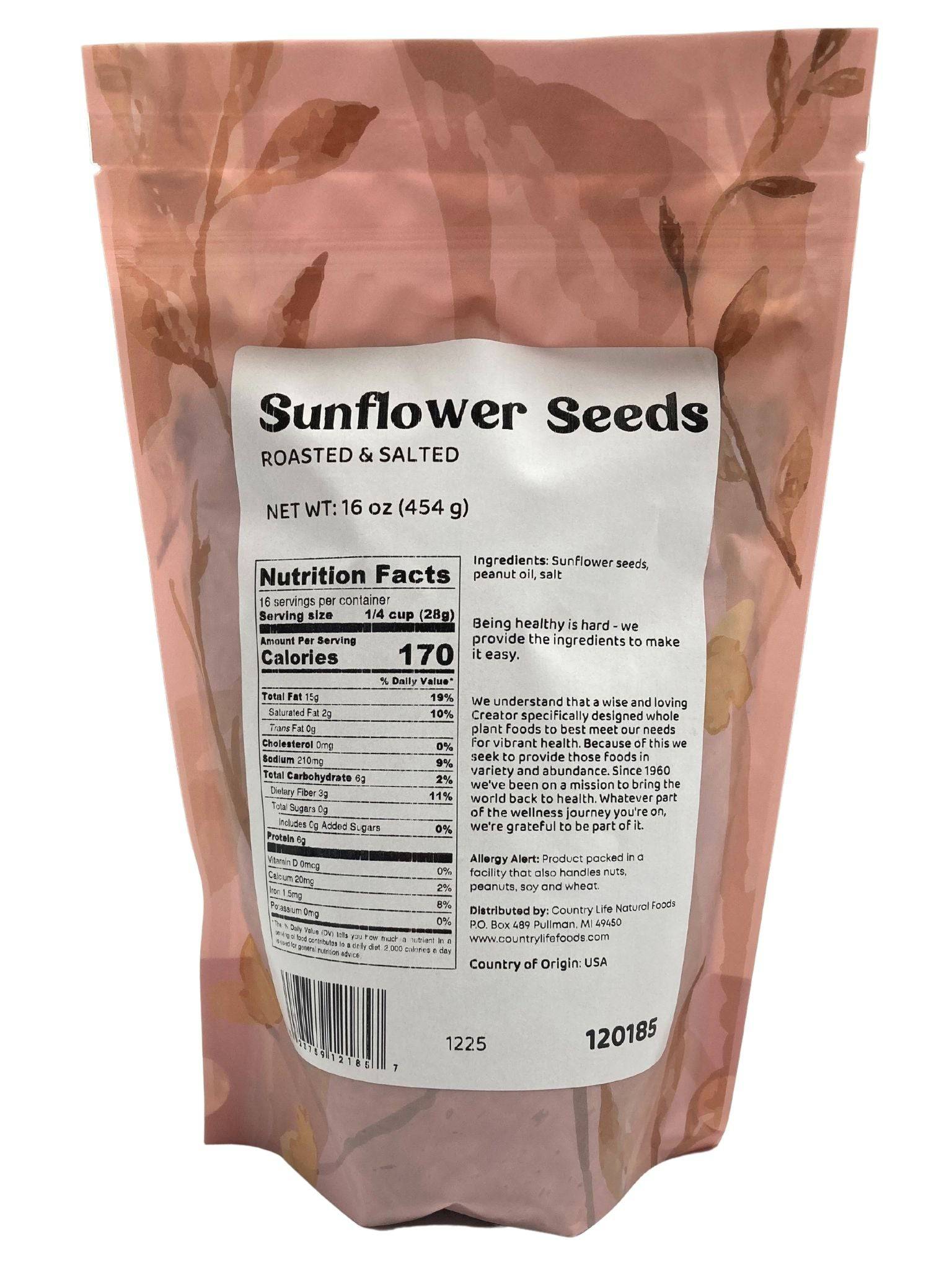 Sunflower Seeds, Roasted, Salted - Concordia Style Boutique