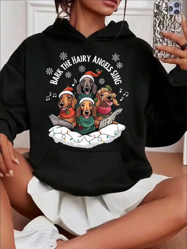Women’s Christmas Dog Hoodie