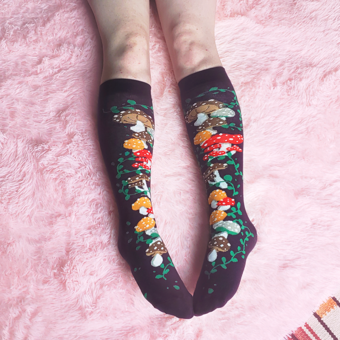 Knee High Mushroom Garden Socks - Concordia Style Boutique