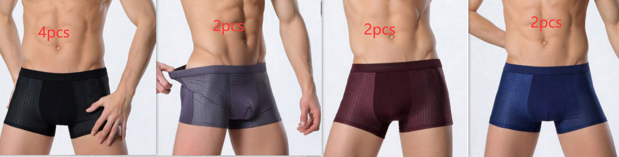 Ice Silk Men's Underwear / Mesh Boxer - Premium Ice silk men's underwear mesh boxer from Concordia Style Boutique - Just $11.67! Shop now at Concordia Style Boutique