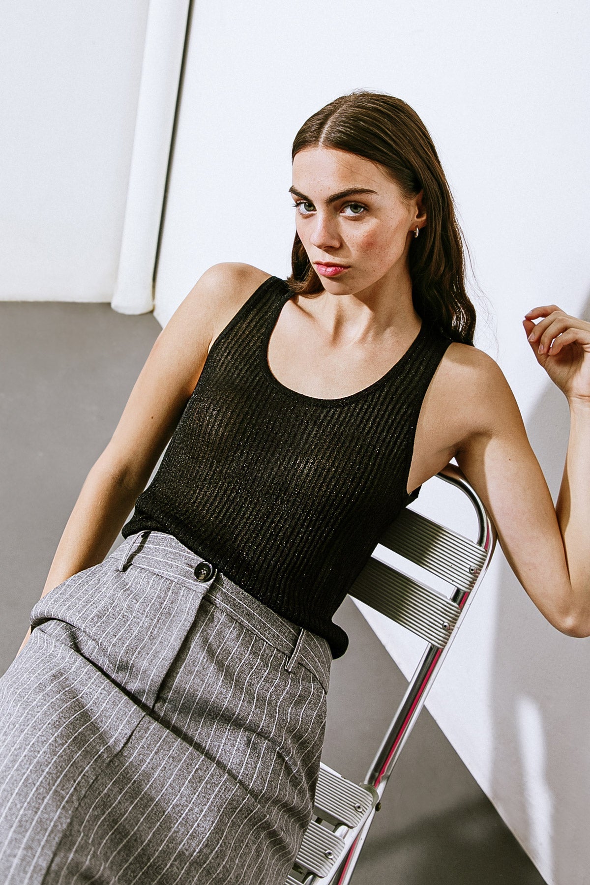 BLISSFUL LOVE WOVEN TANK TOP - Concordia Style Boutique