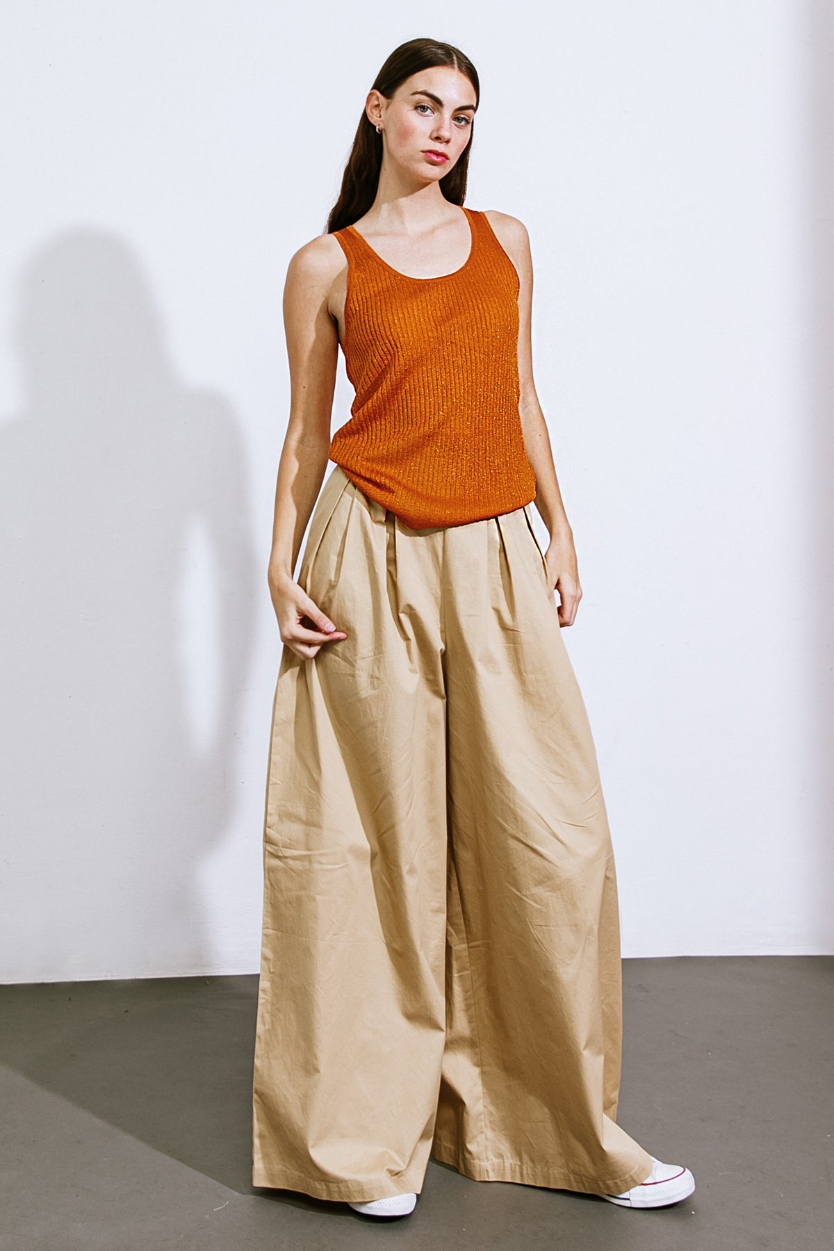 BLISSFUL LOVE WOVEN TANK TOP - Concordia Style Boutique