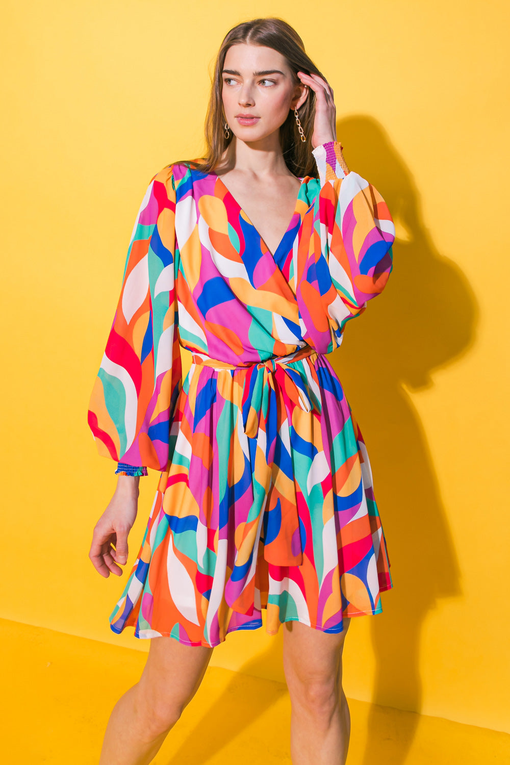 BOSTON GET AWAY WOVEN MINI DRESS - Concordia Style Boutique