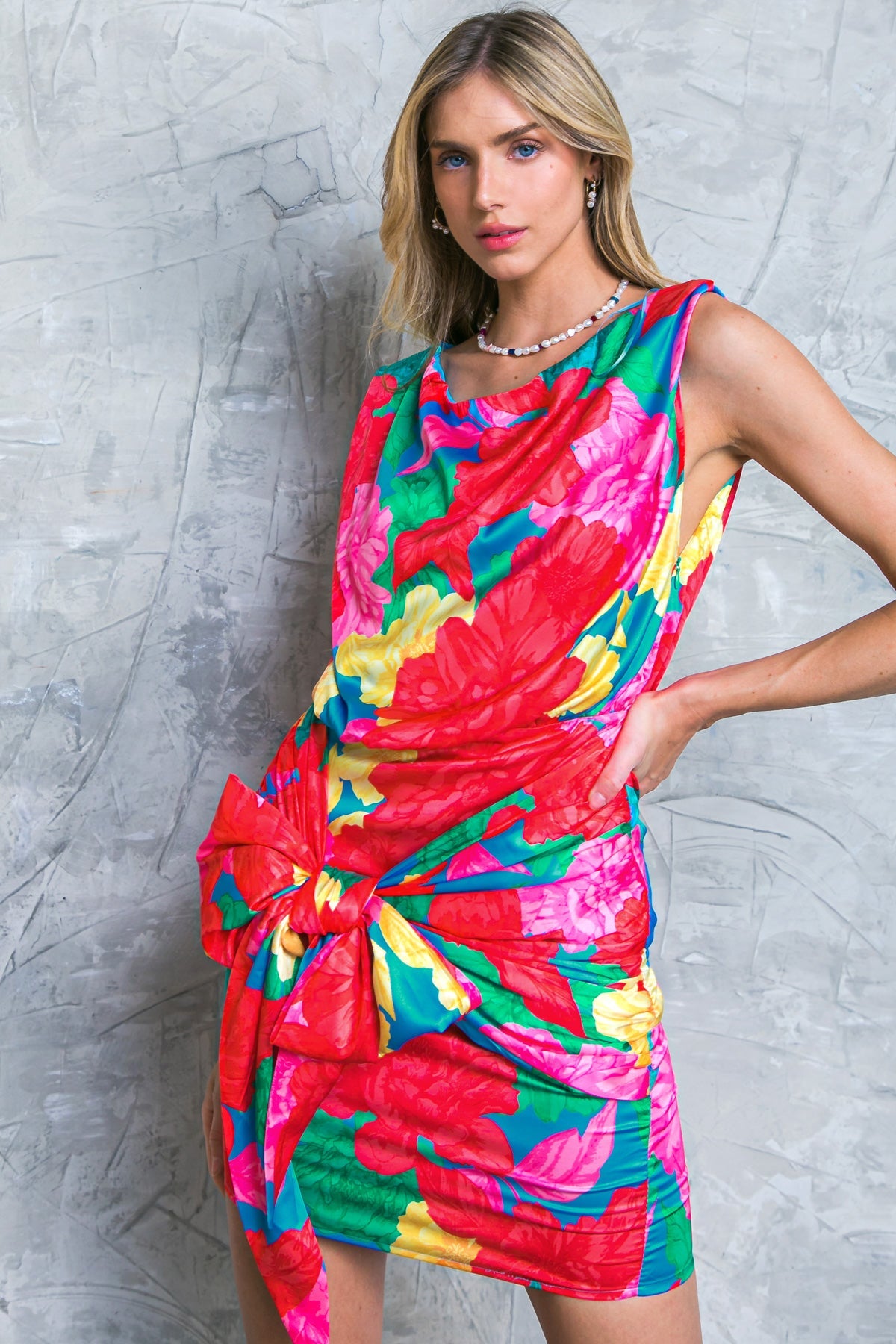 BLOOM SEASON WOVEN MINI DRESS - Concordia Style Boutique