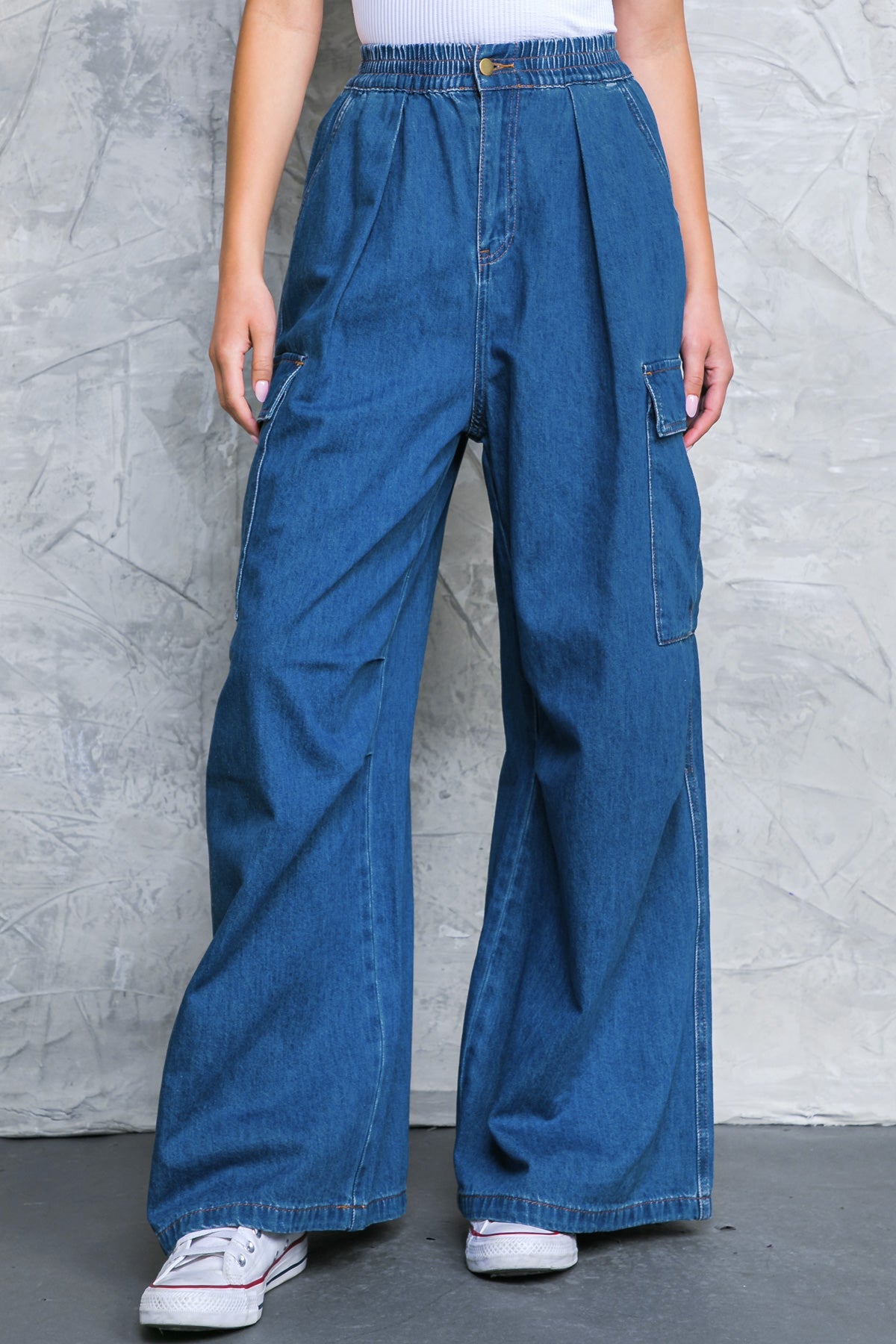 ALL THE BUZZ WASHED DENIM PANTS - Concordia Style Boutique