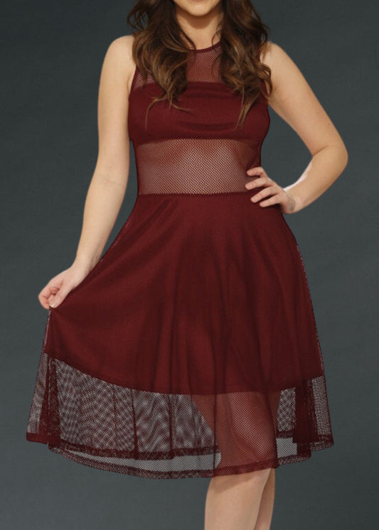 She's Got The Look Fishnet Dress Dress - Concordia Style Boutique