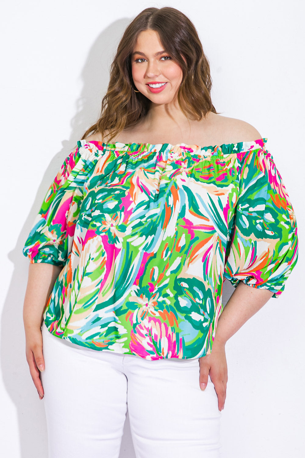 BRING GOOD ENERGY WOVEN TOP - Concordia Style Boutique