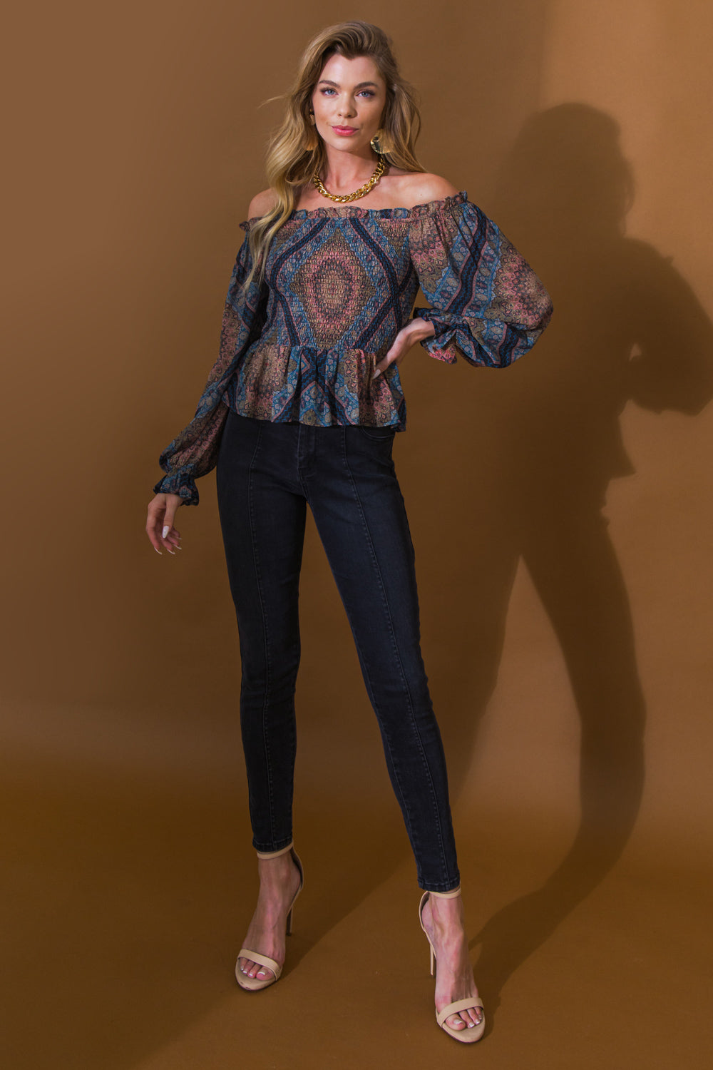 BOHO RAINBOW WOVEN TOP - Concordia Style Boutique