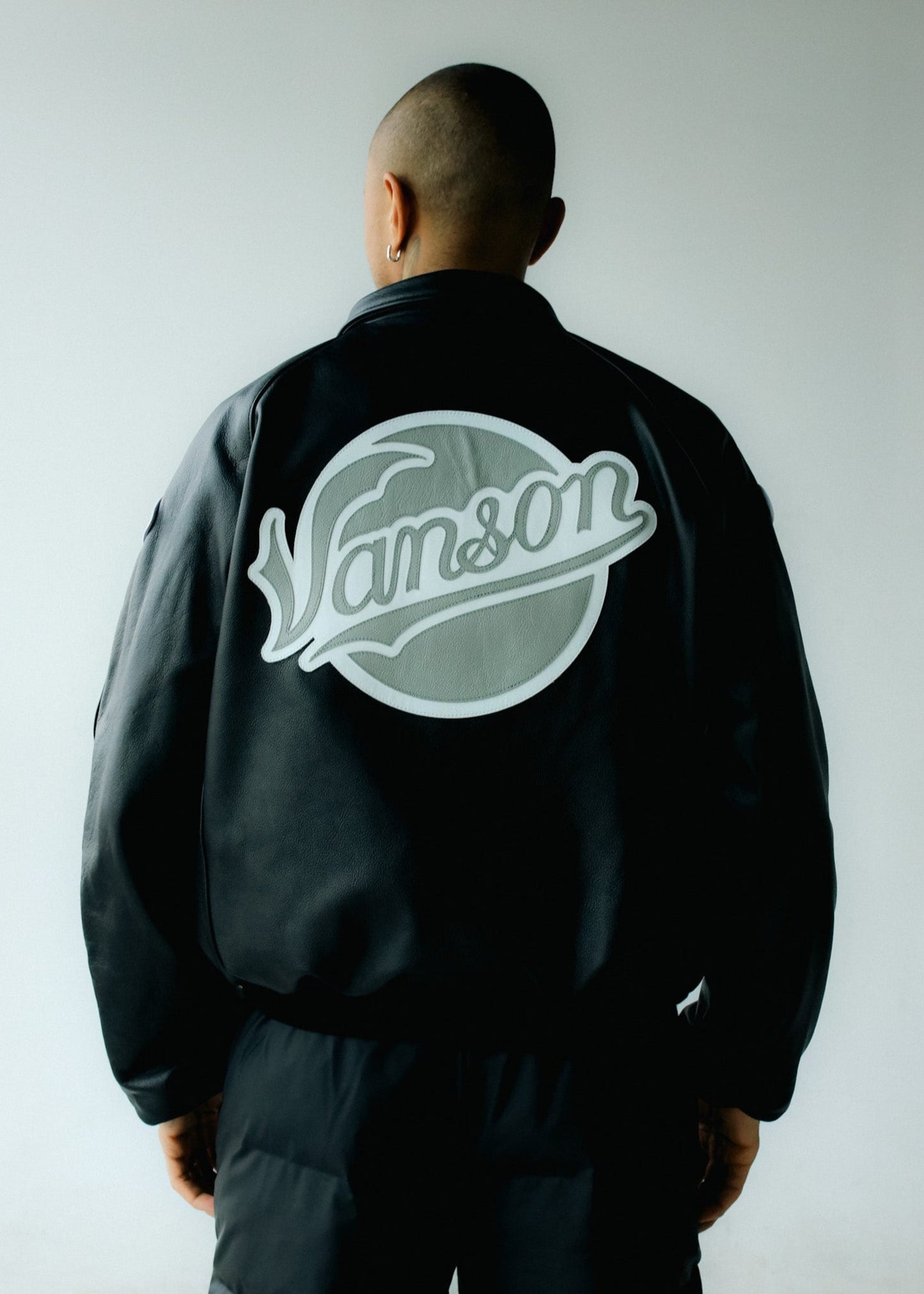 FLY GEENIUS X VANSON | BOMBER JACKET | BROOKLYN - BLACK