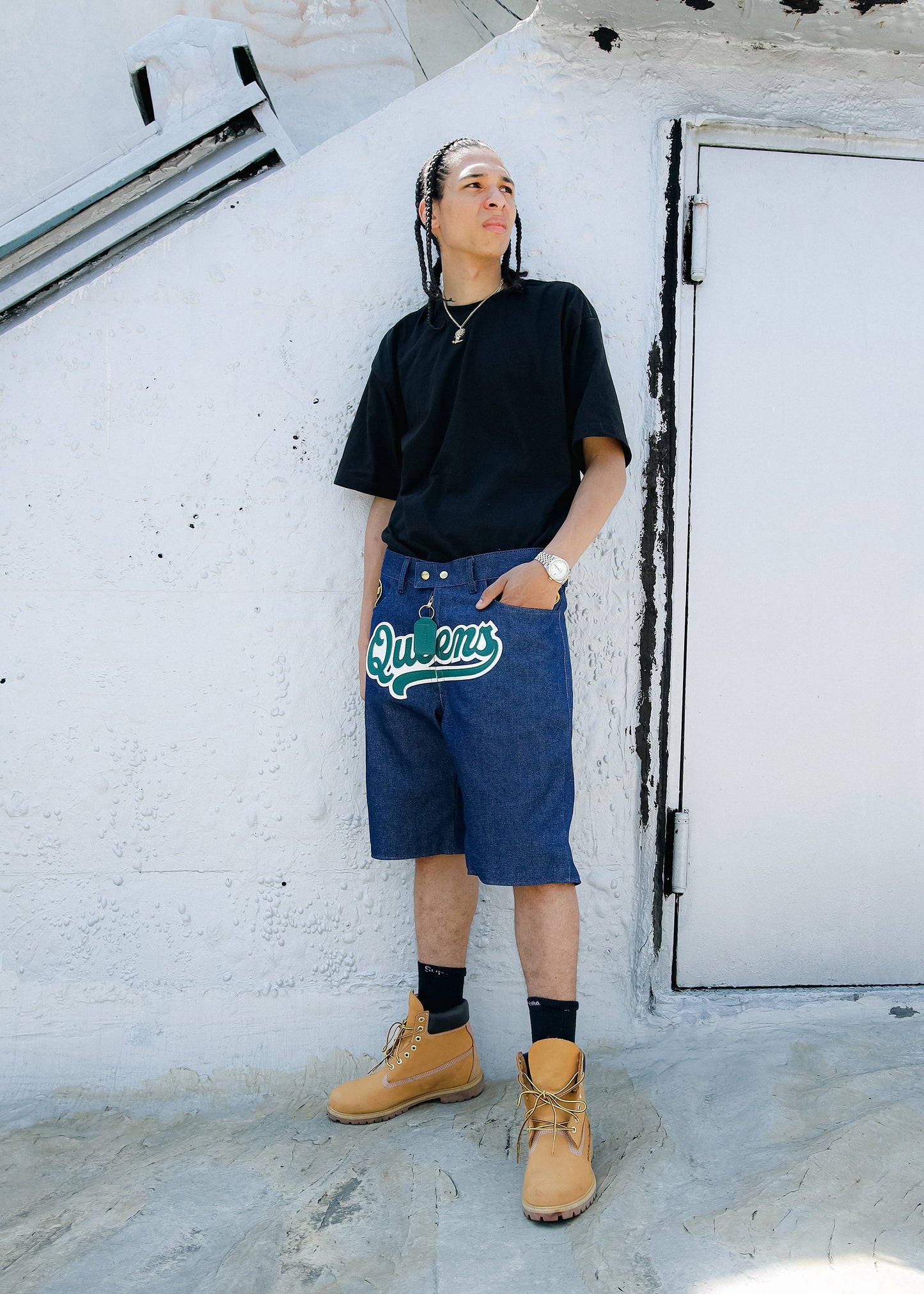 FLY GEENIUS X VANSON | DENIM SHORTS - QUEENS