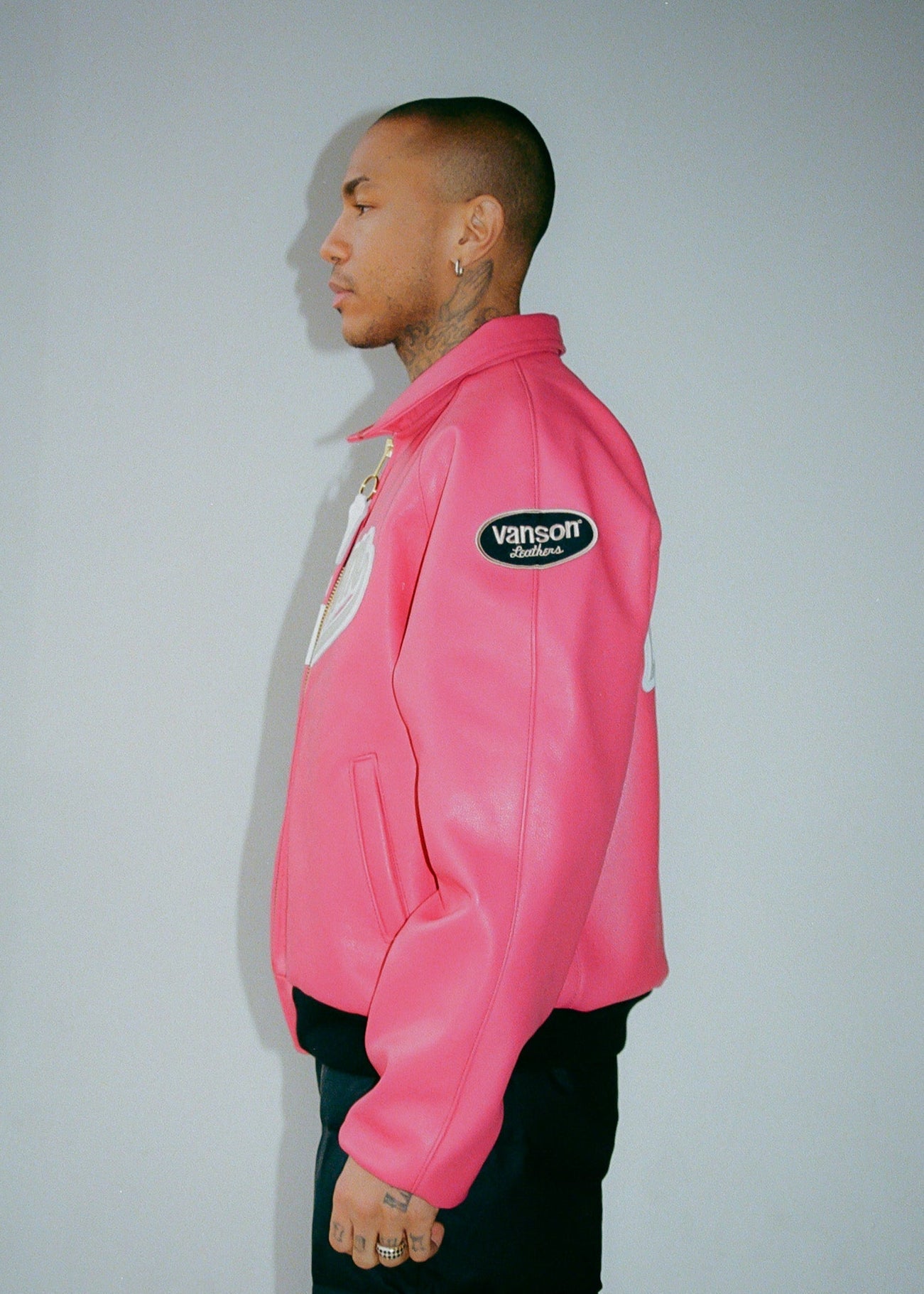 FLY GEENIUS X VANSON | BOMBER JACKET | HARLEM - FUCHSIA
