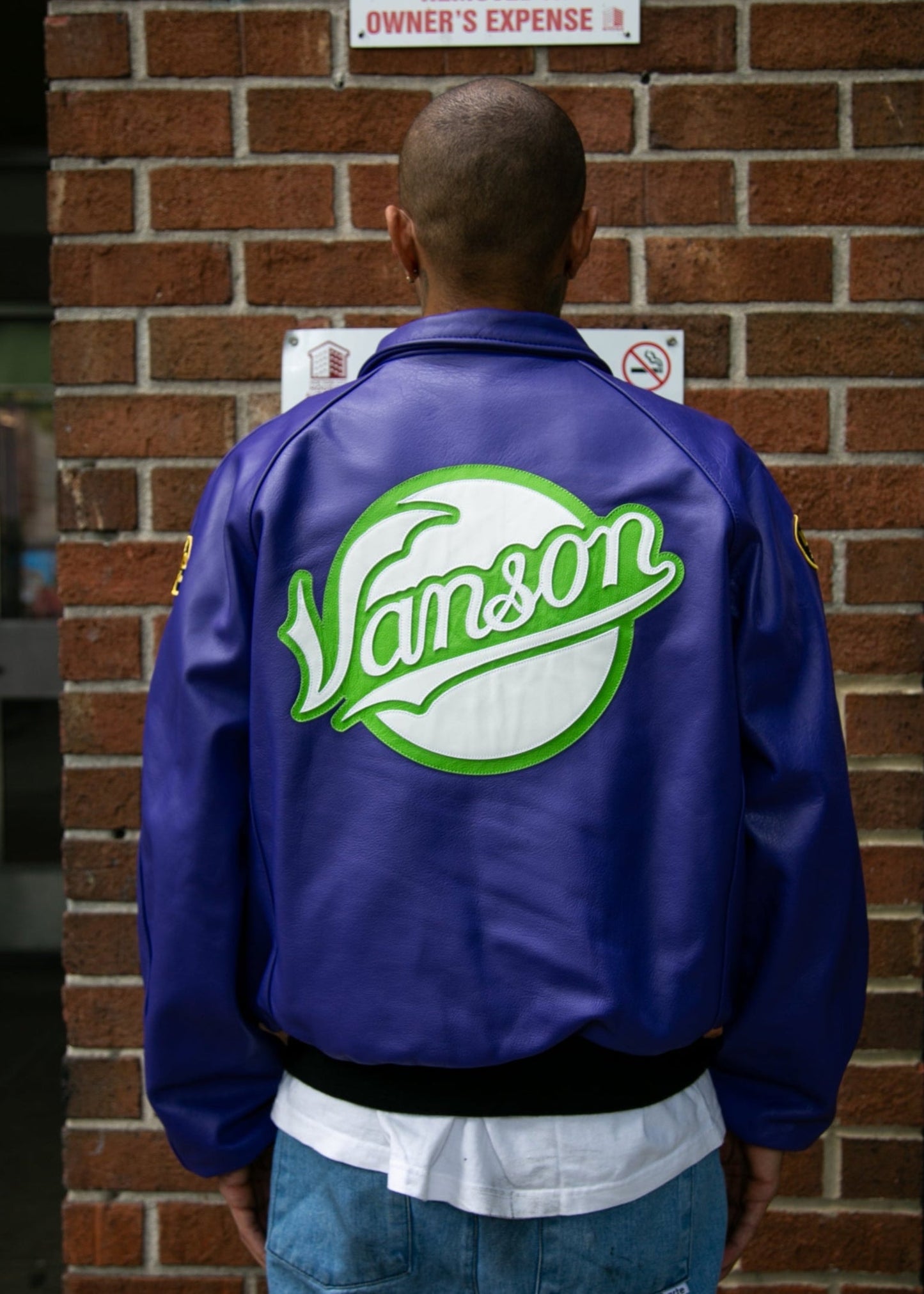 FLY GEENIUS X VANSON | BOMBER JACKET | TOKYO - PURPLE