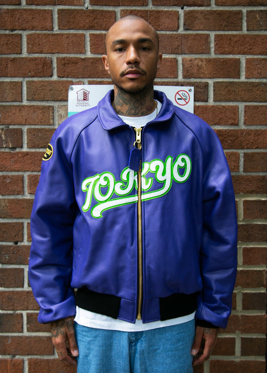 FLY GEENIUS X VANSON | BOMBER JACKET | TOKYO - PURPLE
