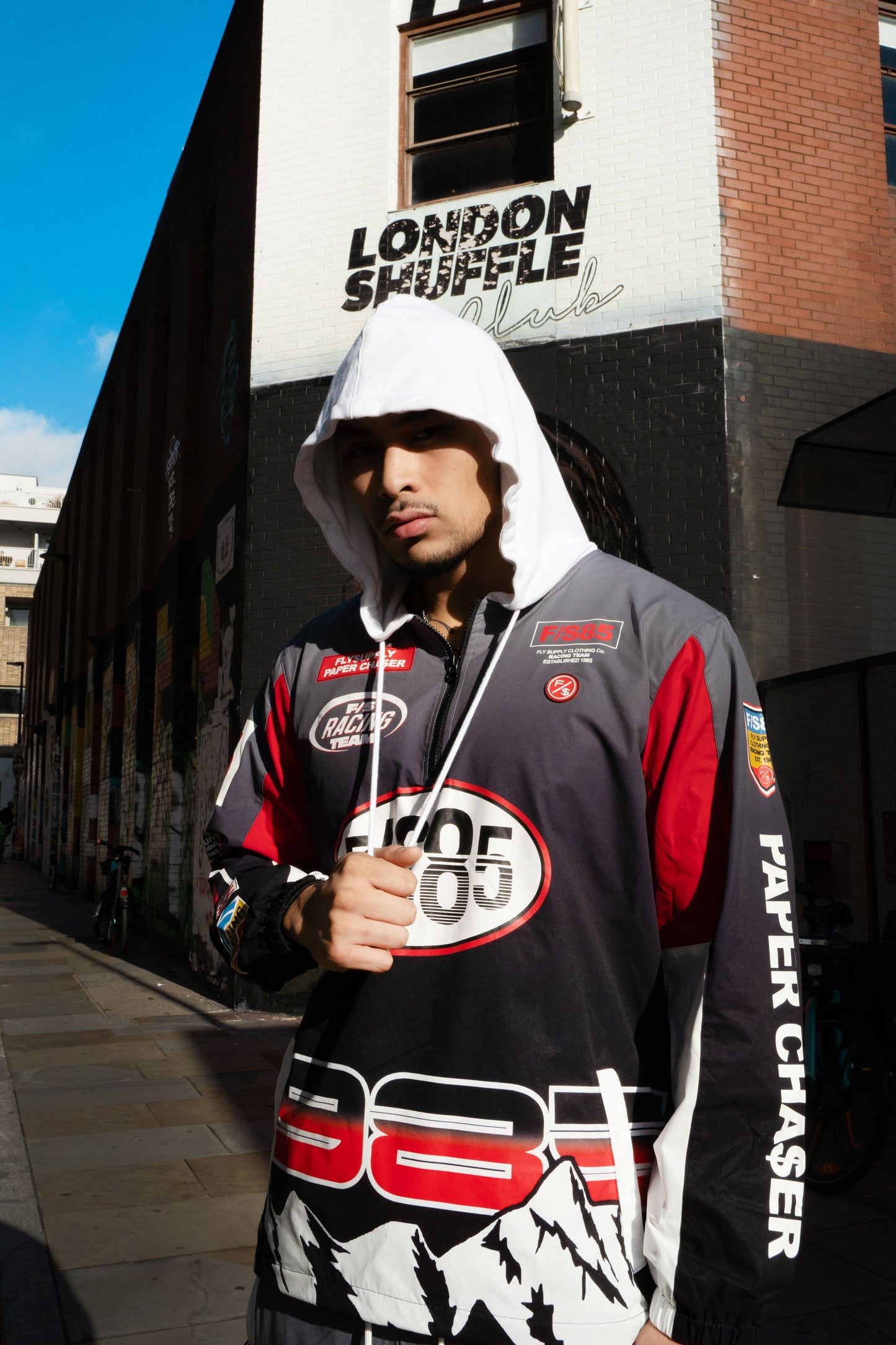 Paperchaser Windbreaker Pullover (Black) - Concordia Style Boutique