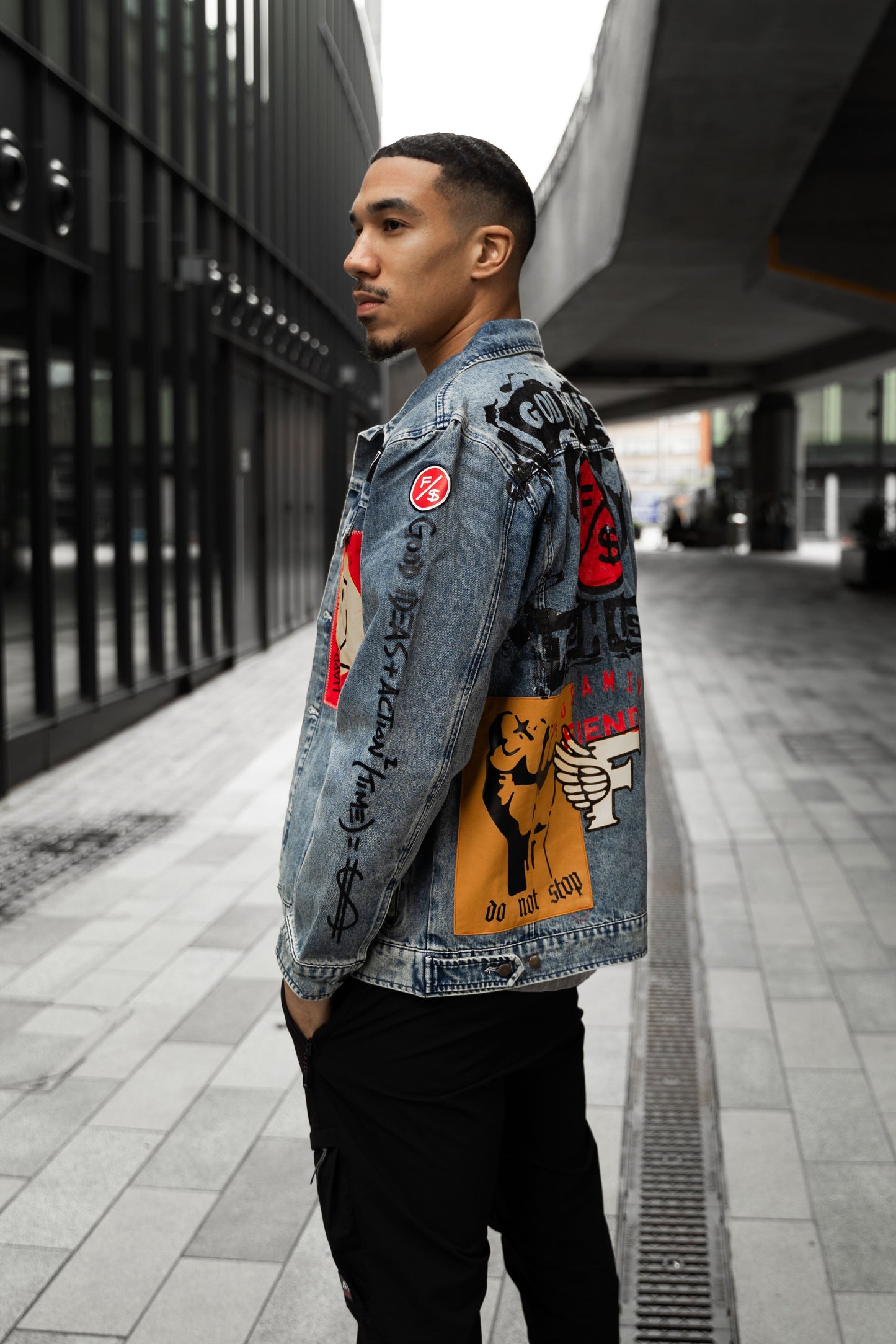 New Rich Denim Jacket (Denim) - Concordia Style Boutique